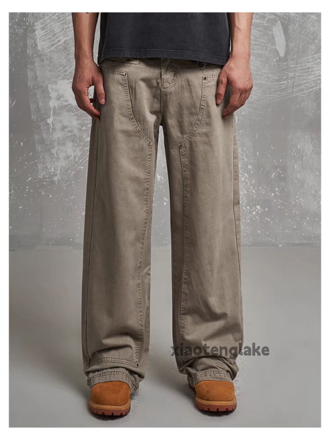 Designer × Japanese Brand × Vintage utility carpenter loose baggy cargo workwear pants Size US 32 / EU 48 - 3 Thumbnail