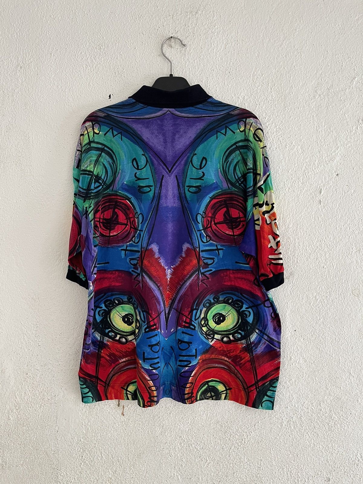 Versace Gianni Versace Polo All Over Abstract Waters are Size US L / EU 52-54 / 3 - 2 Thumbnail