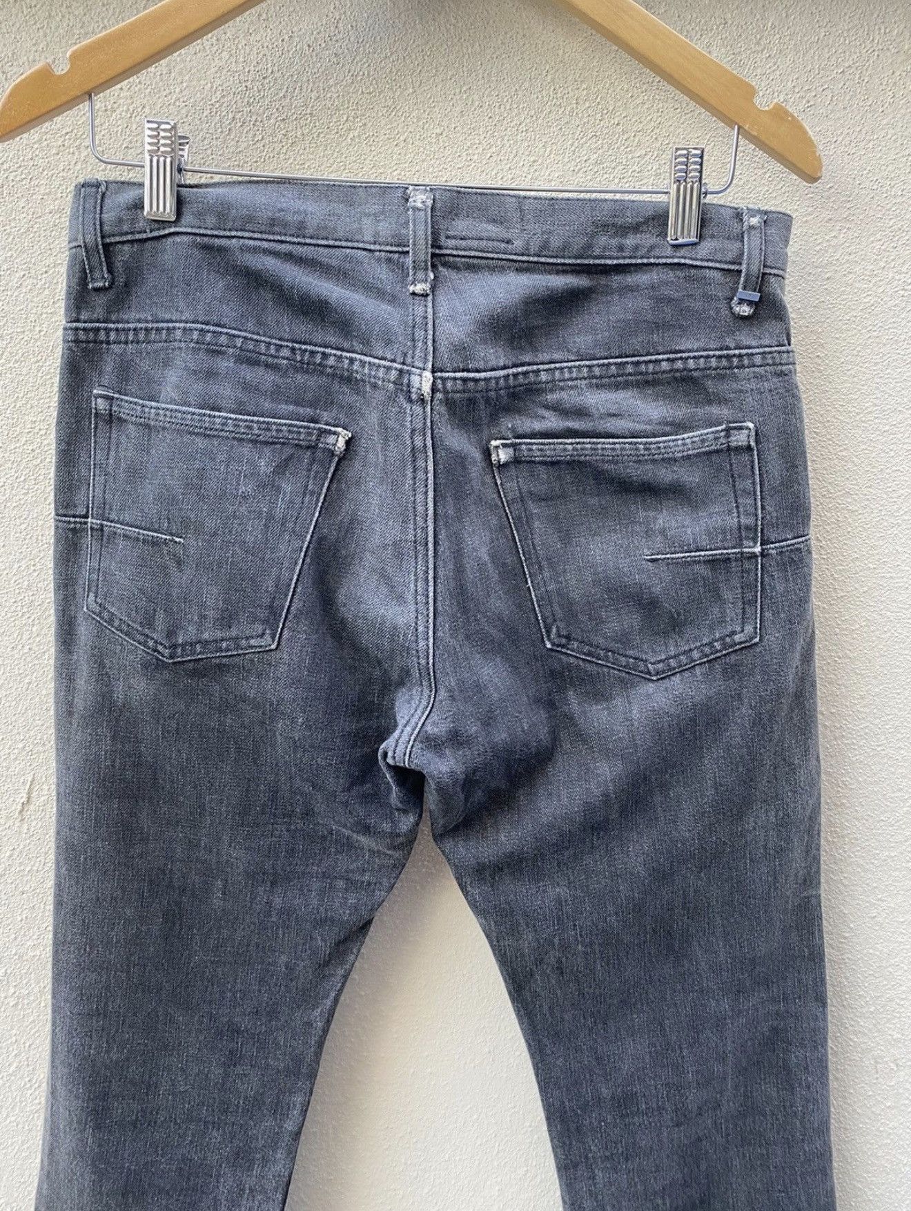 Dior Christian Dior by Hedi Slimane Washed Out Black Jeans Size US 30 / EU 46 - 7 Thumbnail