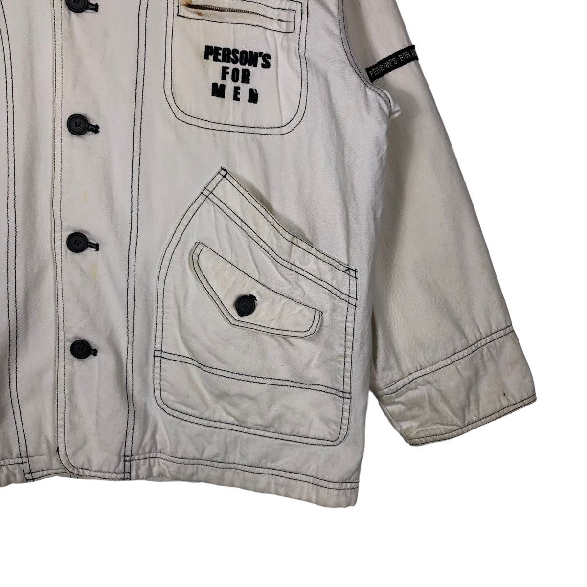 Issey Miyake 🔥90’s VINTAGE BOMBER JACKET PERSON FOR MEN JAPAN BIG LOGO Size US M / EU 48-50 / 2 - 5 Thumbnail