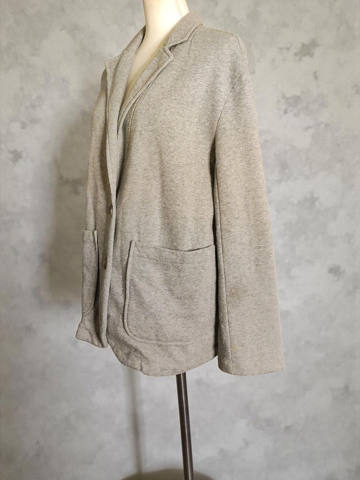 Other Universal Thread Heather Gray Knit Blazer Jacket Size Small Size S / US 4 / IT 40 - 4 Thumbnail