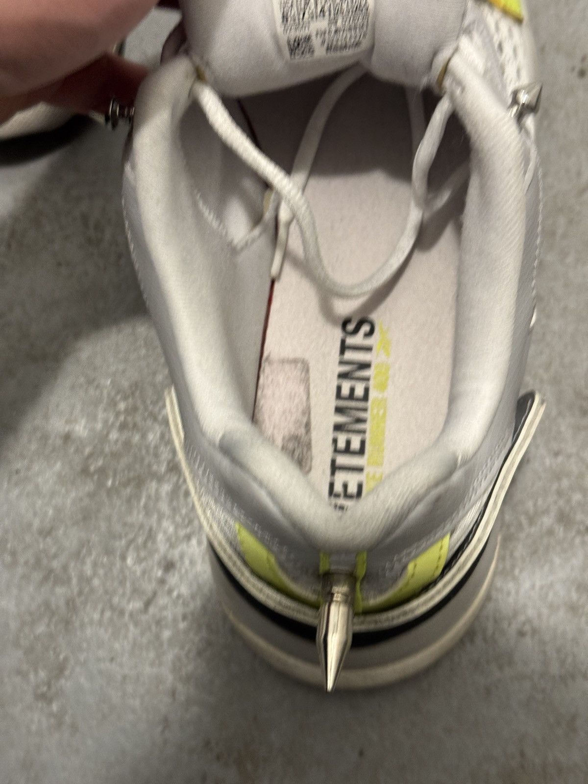 Reebok × Vetements *RARE* VETEMENTS DEMNA RUNWAY REEBOK SPIKE RUNNERS SNEAKERS Size US 8 / EU 41 - 15 Thumbnail