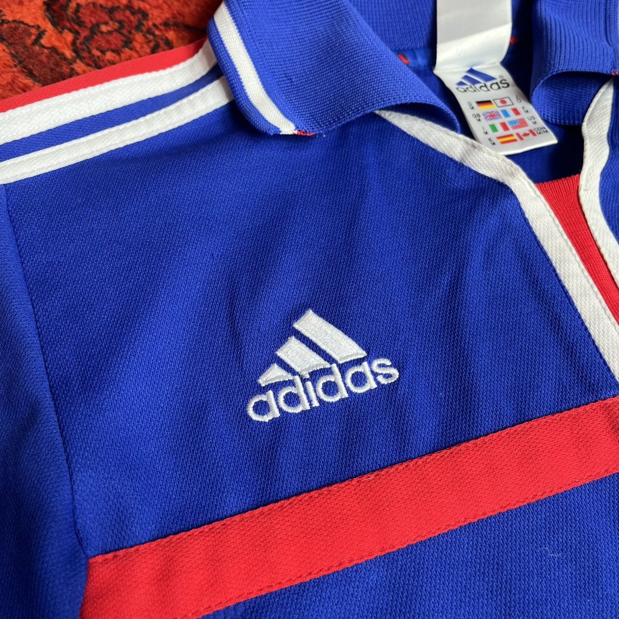 Adidas Maglia Francia Adidas Blanc Euro 2000 Maillot Jersey France Size US M / EU 48-50 / 2 - 7 Thumbnail