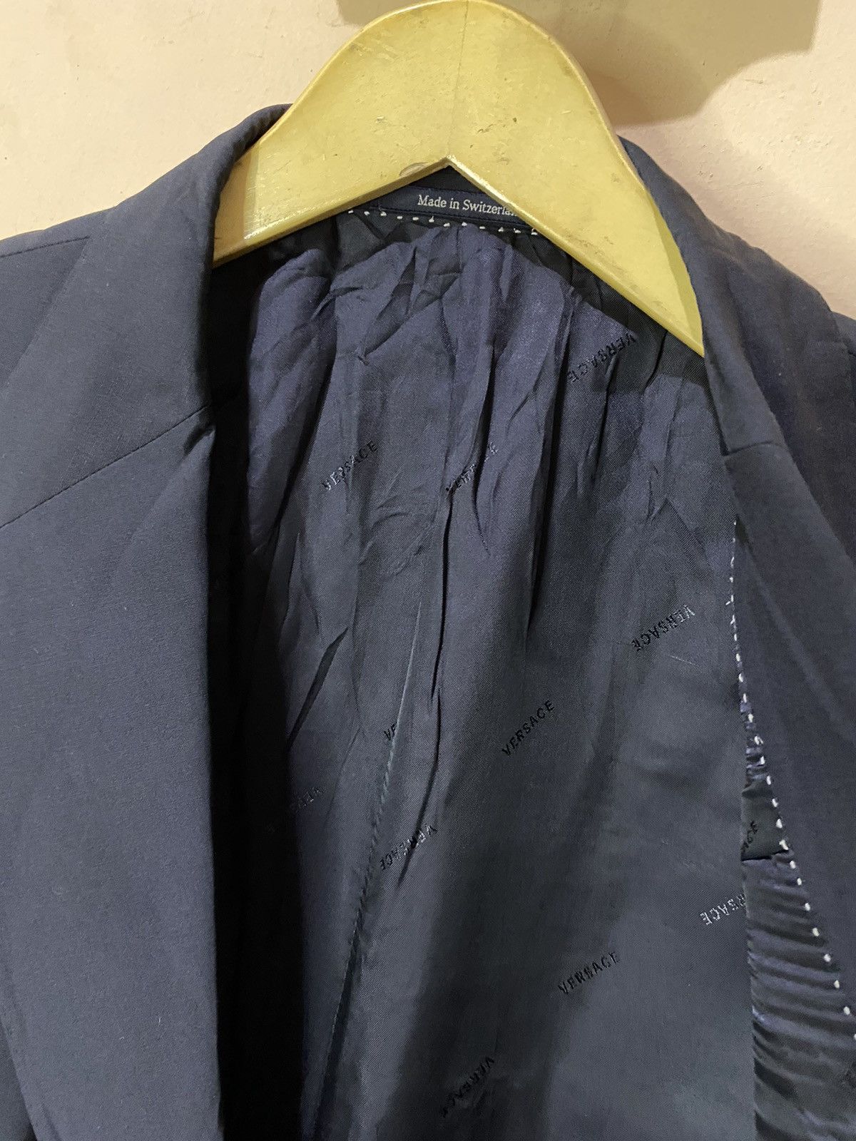 Versace Versace Blazer Made In Switzerland Size 50R - 6 Thumbnail