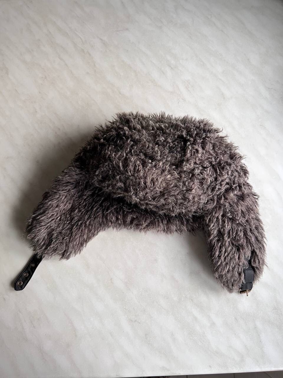 Japanese Brand × Vintage Japanese Vintage Fur Alt Emo Trapper Hat Size ONE SIZE - 3 Thumbnail
