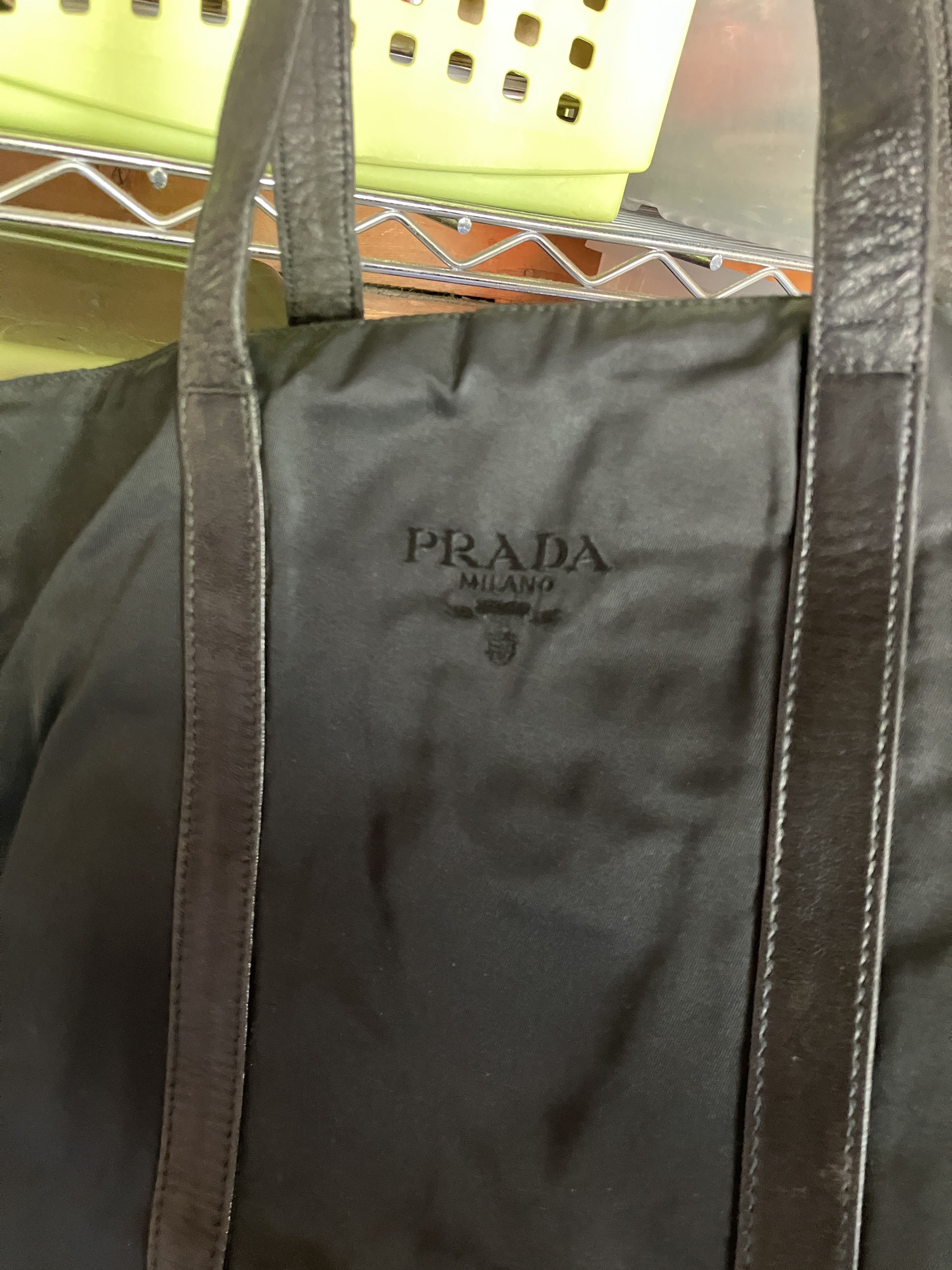 Prada 90s Prada Crest Logo Tessuto Tote Bag Size ONE SIZE - 2 Thumbnail