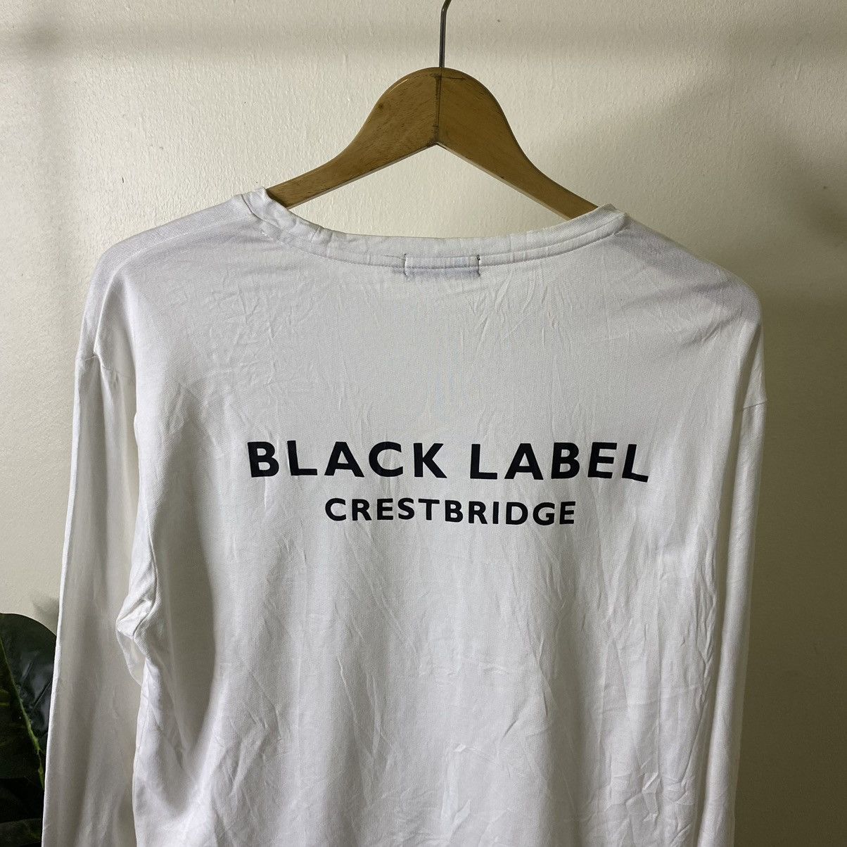 Japanese Brand Black Label Crestbridge By Burberry Double Layer LS Tee Size US M / EU 48-50 / 2 - 2 Thumbnail