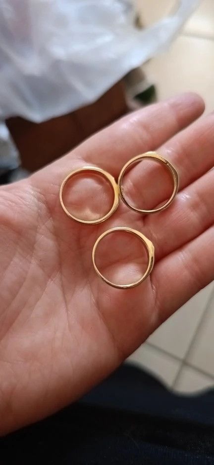 Jewelry SIZE 9 Face Eye Nose Mouth Rings Stainless Steel Ring Size ONE SIZE - 2 Thumbnail