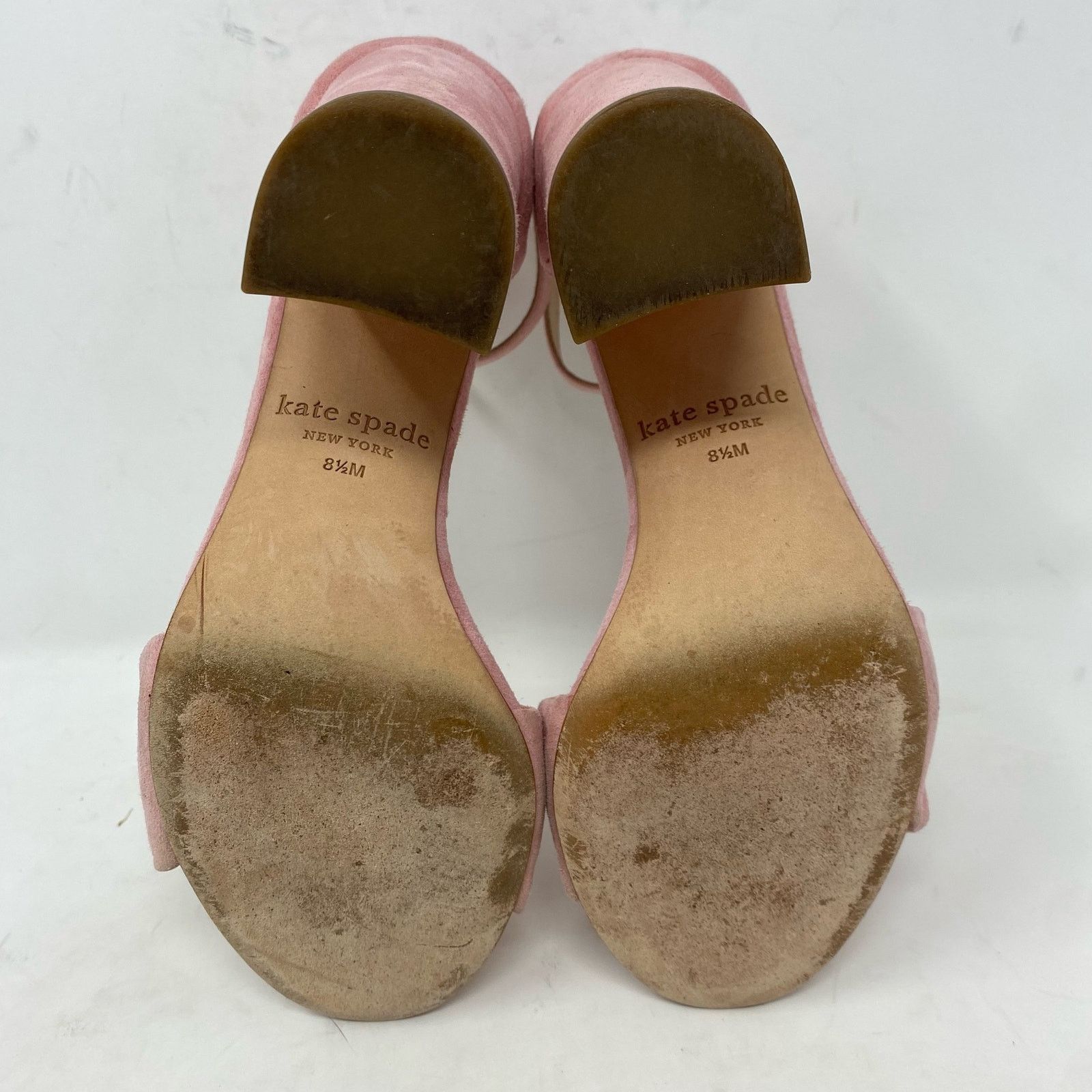 Kate Spade Kate Spade Mona Pink Sandal Suede Heels Pumps Size 8.5 Size US 8.5 / IT 38.5 - 7 Thumbnail