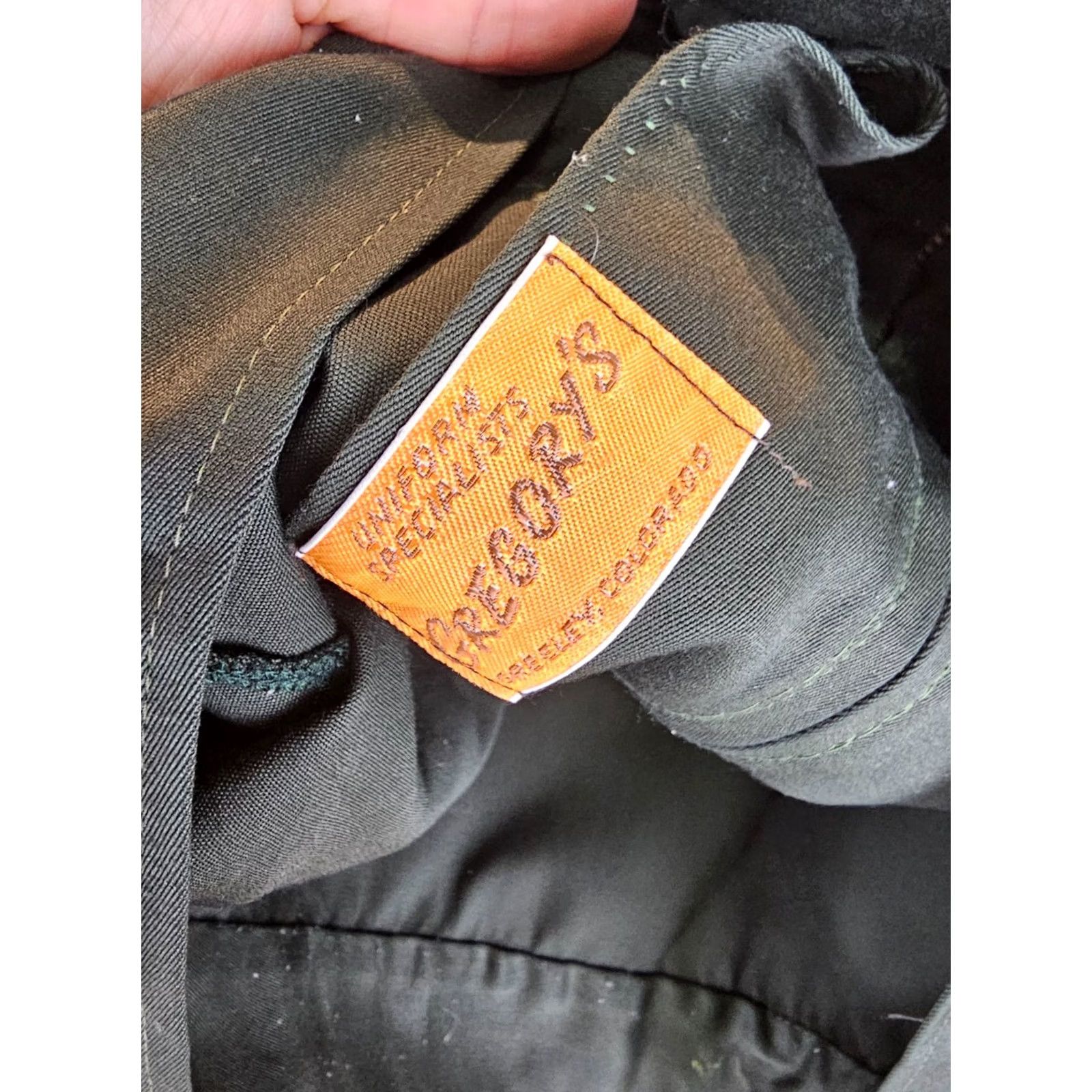 Gregory VINTAGE Gregory's 2 PLY WORK MECHANIC JACKET SZ MEDIUM Jacket Mens Green Denim Bomber 60s 18 INCH 20 INCH 24 INCH Size US M / EU 48-50 / 2 - 7 Thumbnail