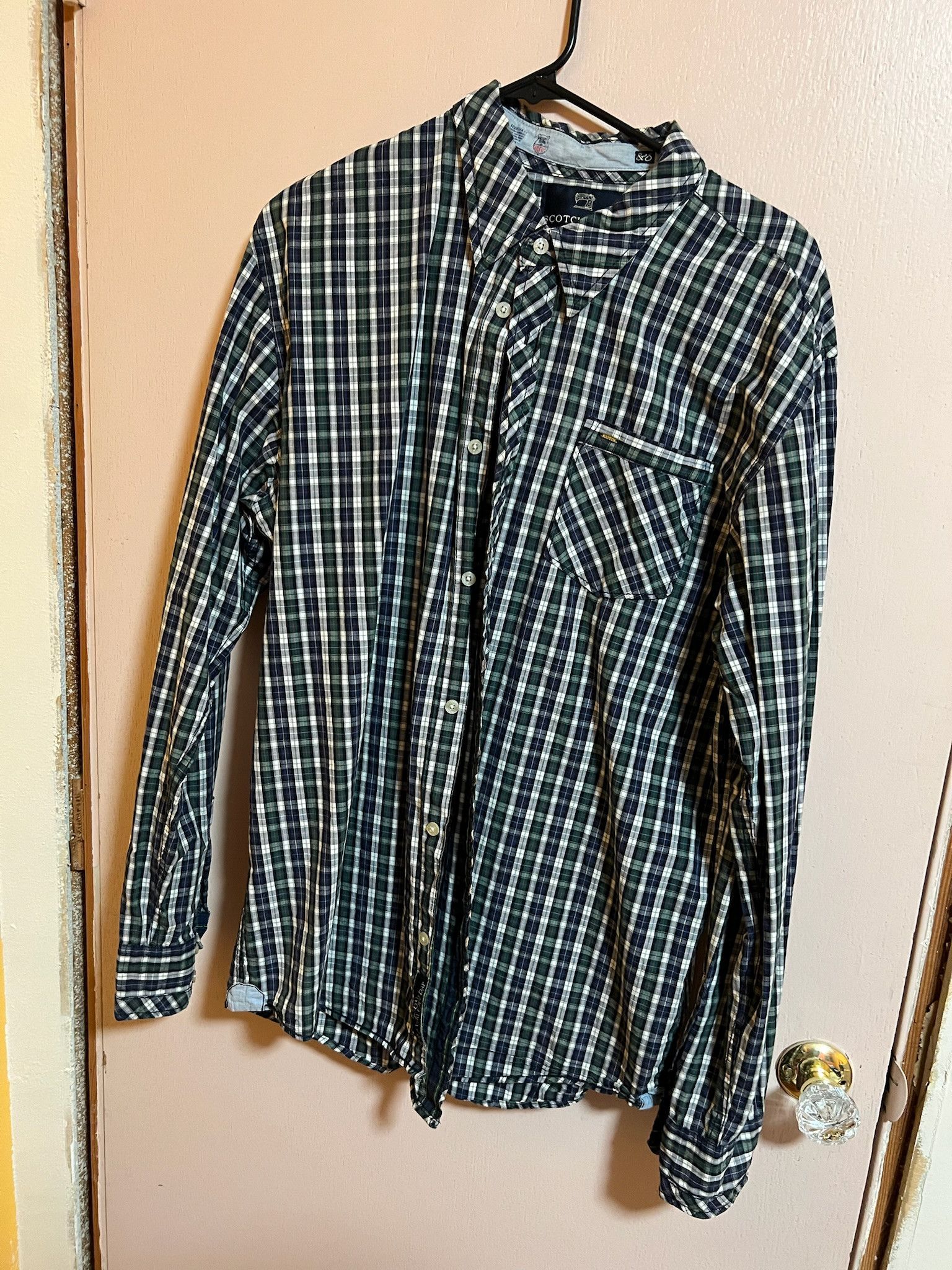 Scotch & Soda Plaid Button Up Size US XL / EU 56 / 4 - 2 Thumbnail
