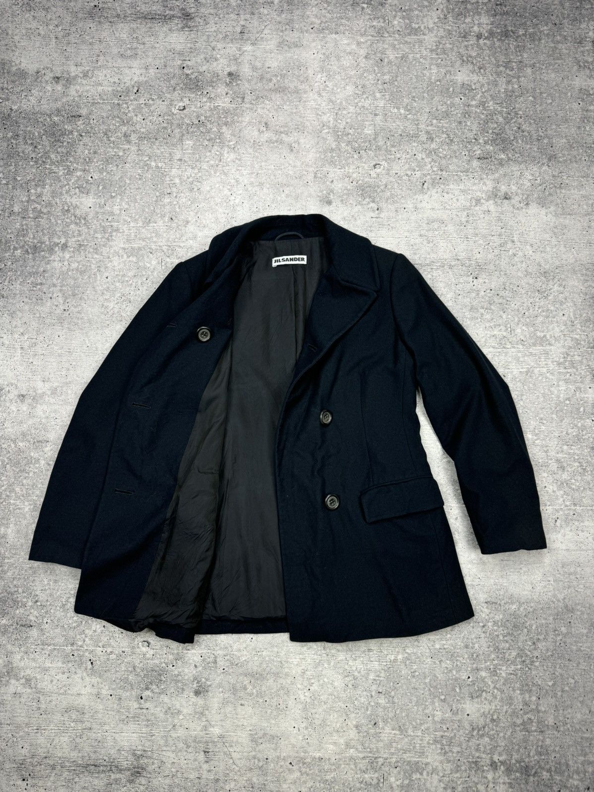 Jil Sander Vintage Jil Sander Lambswool Women Double-Breasted Blazer Size XS / US 0-2 / IT 36-38 - 9 Thumbnail
