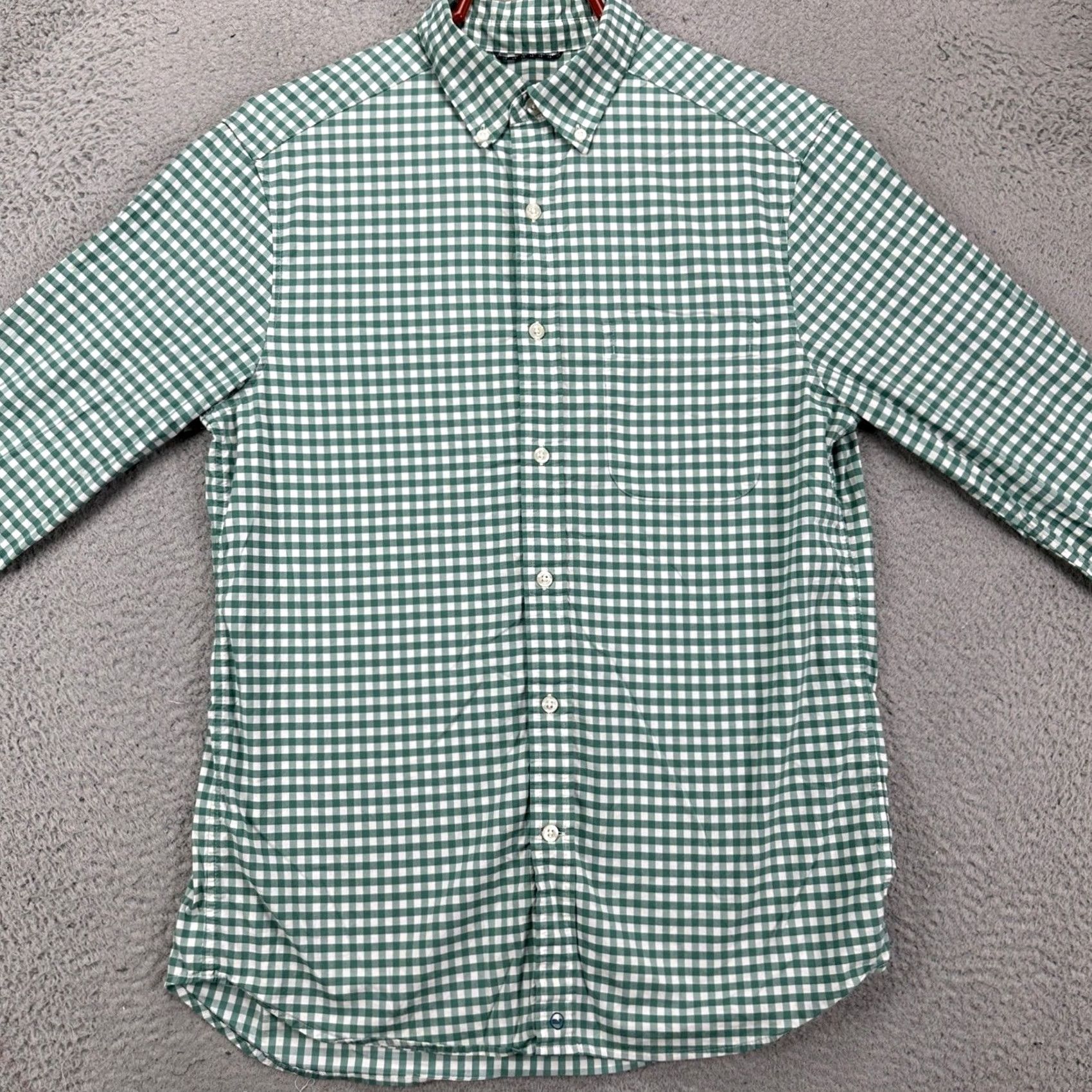 Vineyard Vines Vineyard Vines Button-Down Shirt Mens Small Green Check Brrr On The Go Stretch Size US S / EU 44-46 / 1 - 3 Thumbnail
