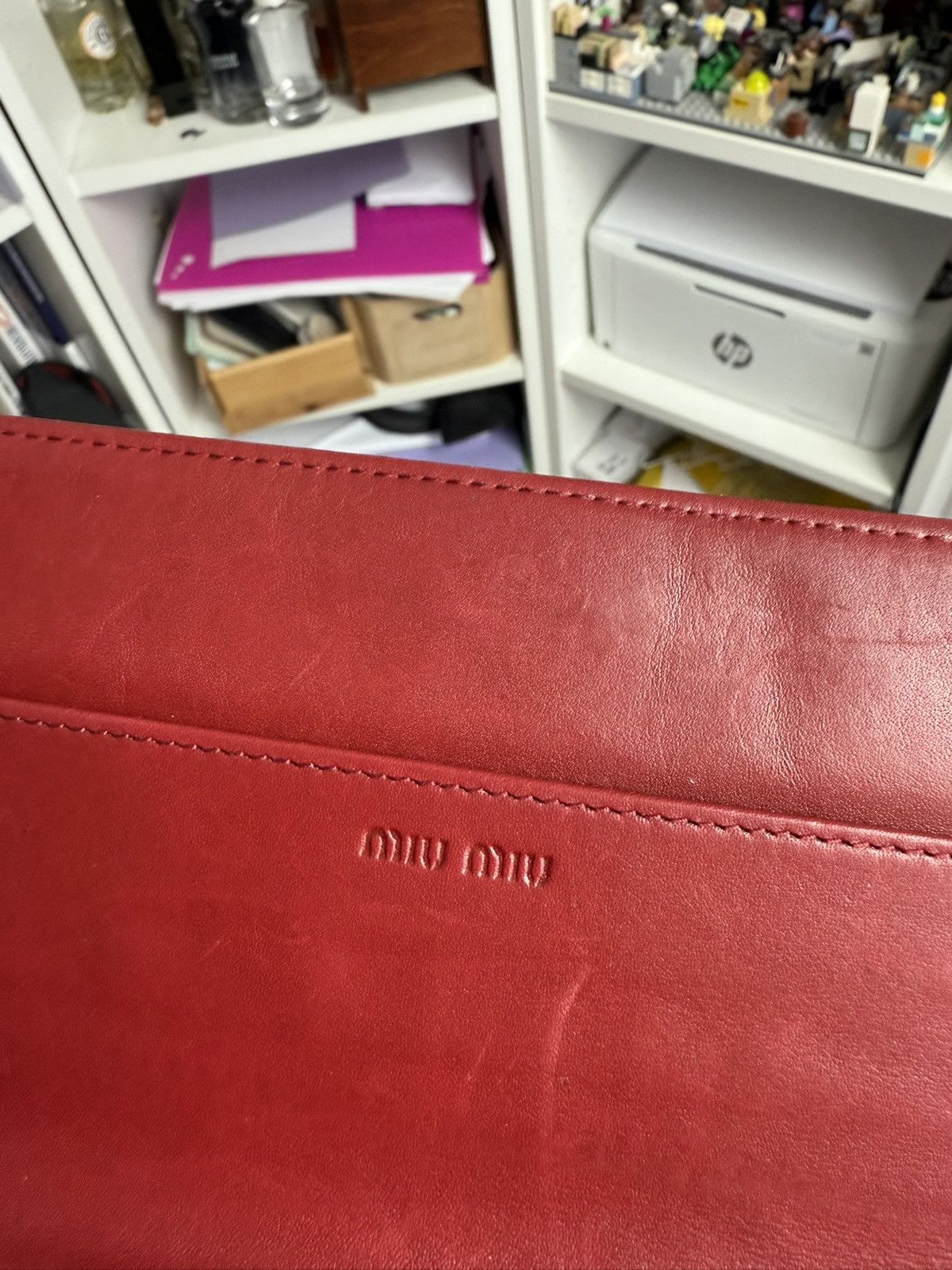 Designer × Miu Miu Vintage y2k Miu Miu leather wallet designer archive luxury Size ONE SIZE - 6 Thumbnail