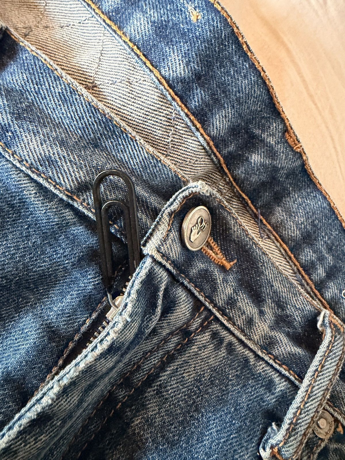 Off-White Off-White Blue Bandana Denim Jeans Size US 33 - 4 Thumbnail