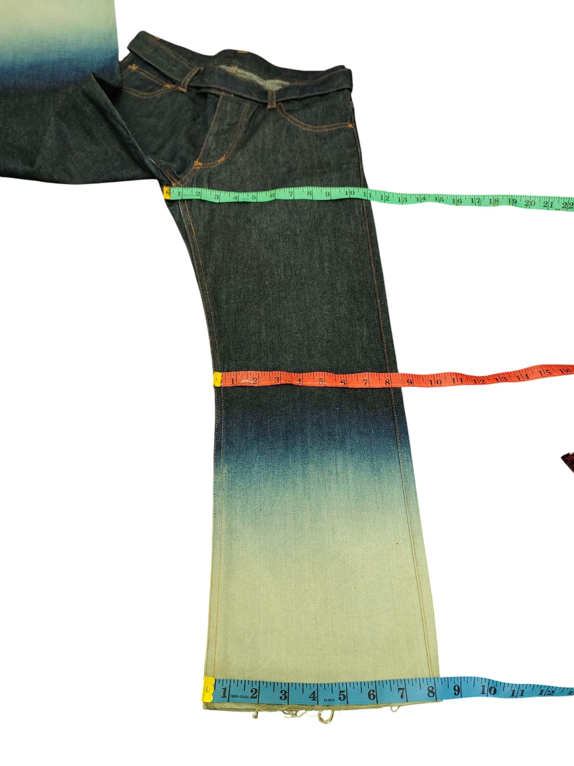 Tsumori Chisato Tsumori Chisato Jeans - Gradient Color Denim Size US 30 / EU 46 - 16 Thumbnail