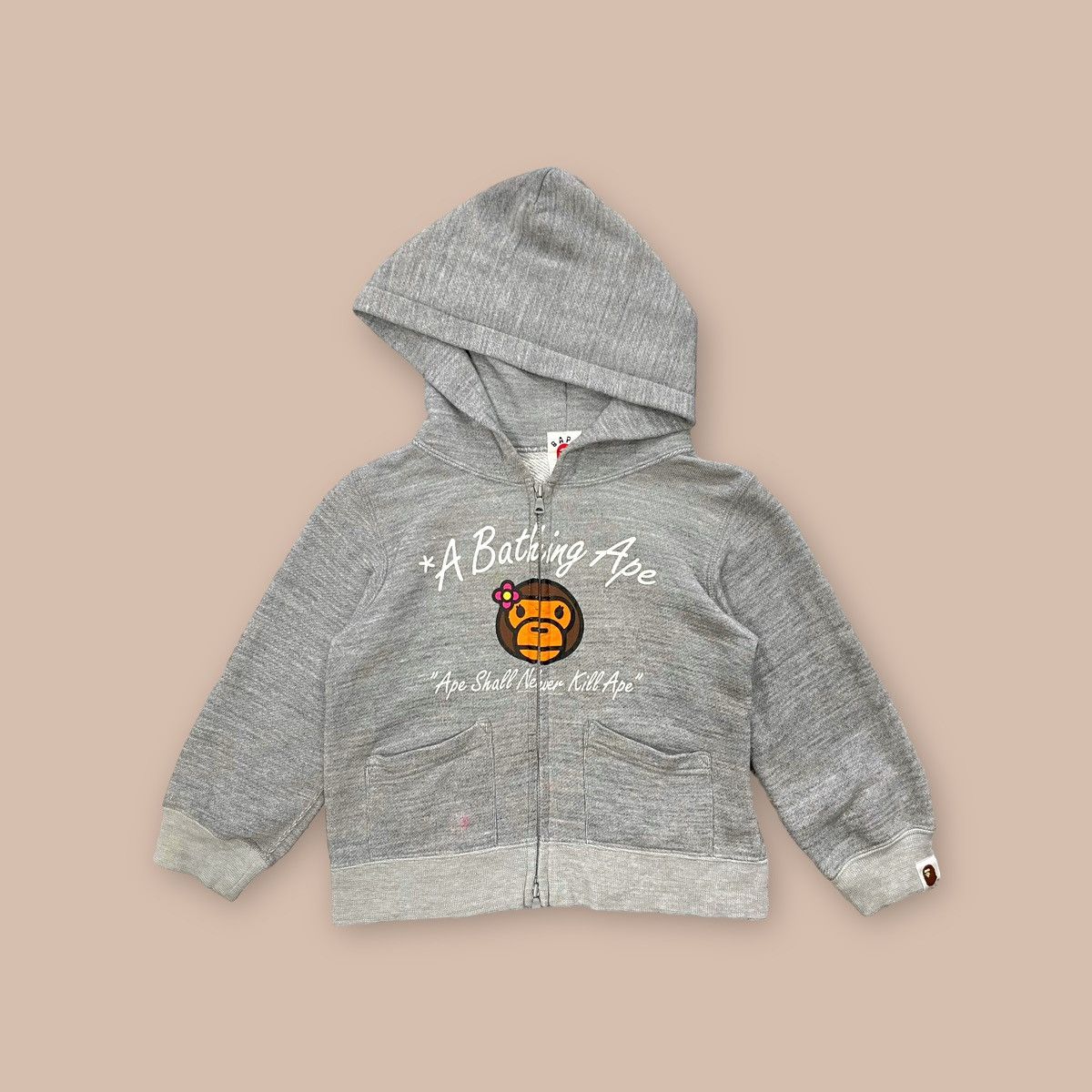 Bape Kids by A Bathing Ape Zipped Hoodie