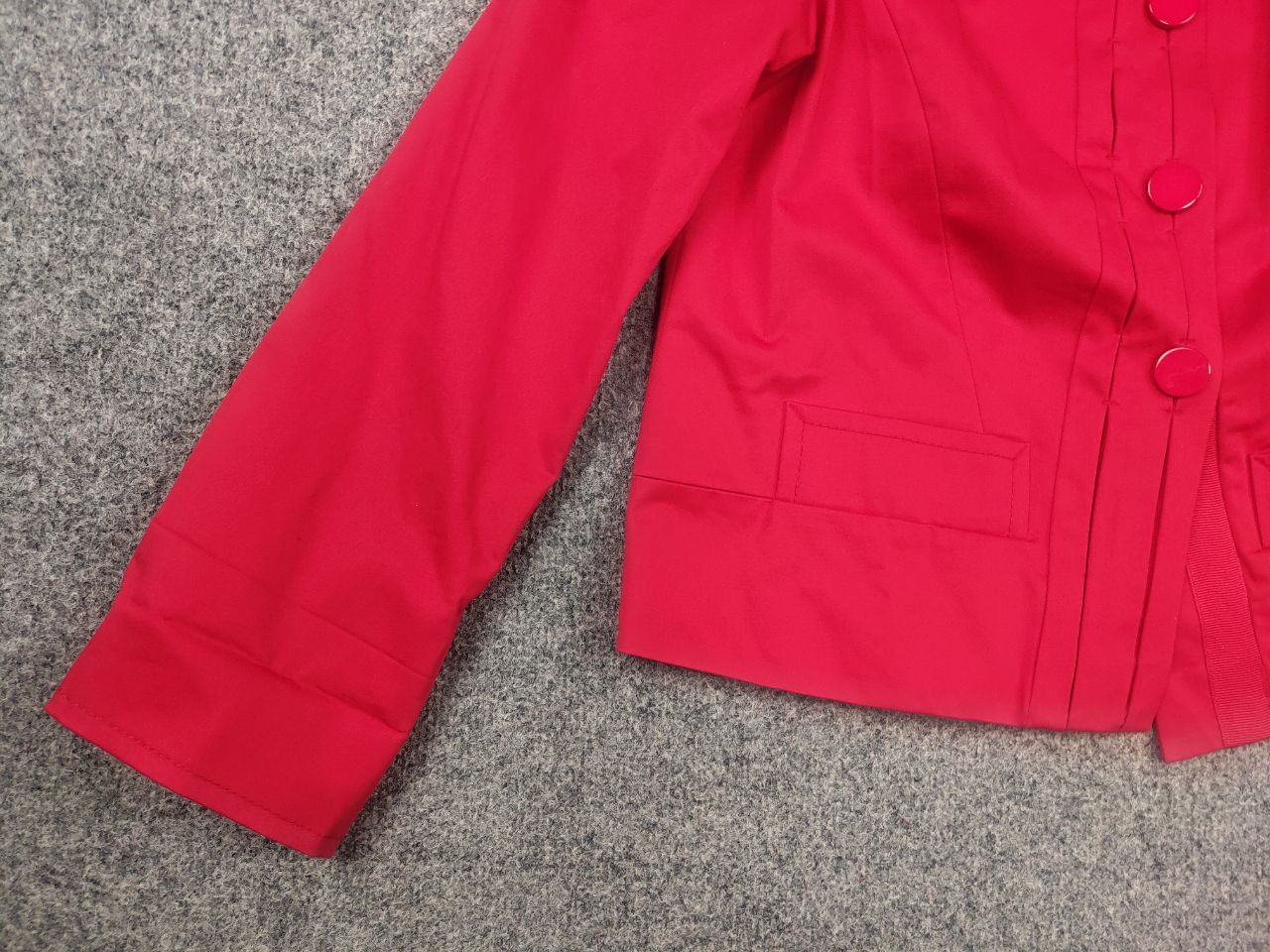 Escada Escada Sport Vintage Design Red Cotton Button Blazer Jacket Size M / US 6-8 / IT 42-44 - 7 Thumbnail
