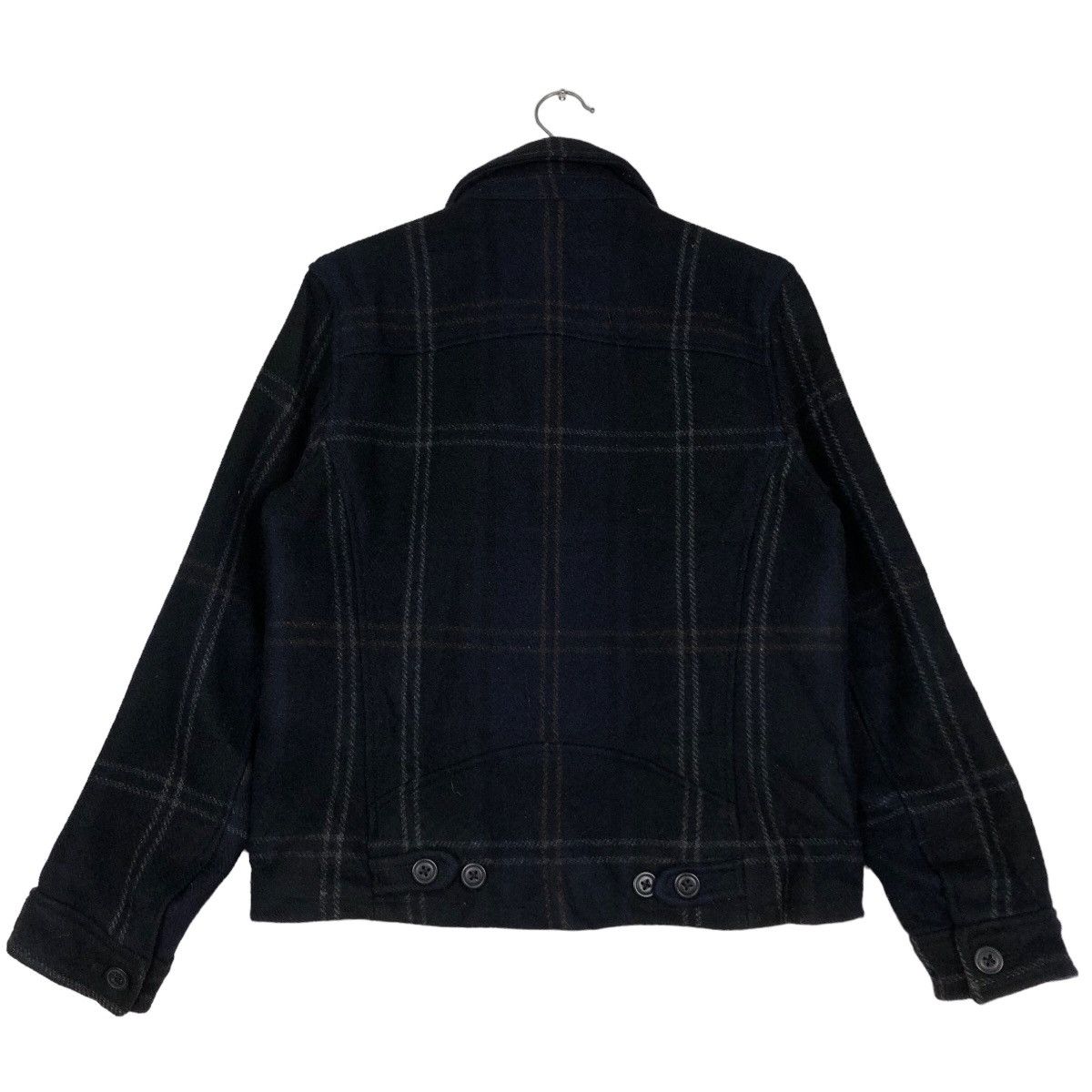 Japanese Brand 🔥Vintage Gap Wool Worker Jacket Tartan Design Japan Size US S / EU 44-46 / 1 - 8 Thumbnail