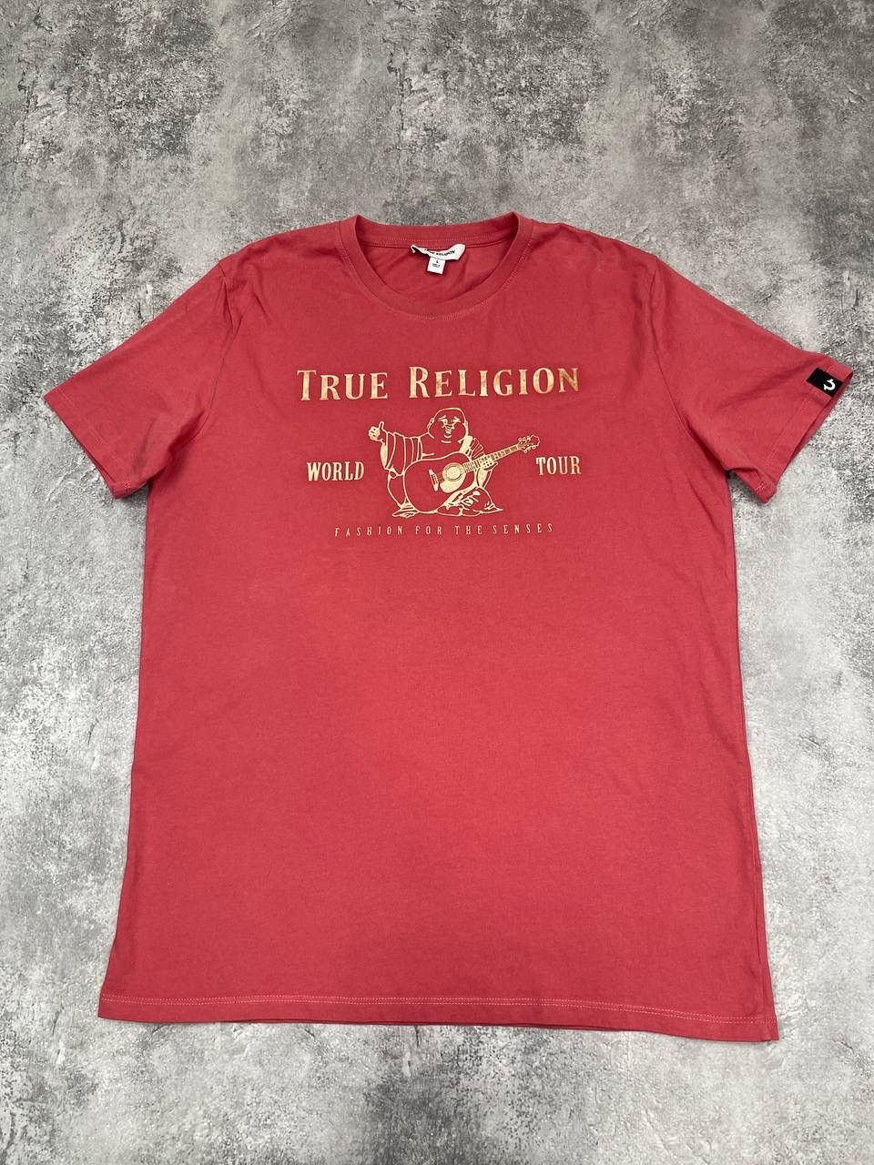 True Religion True Religion Men Cotton T-Shirt Red Size L Size US L / EU 52-54 / 3 - 1 Thumbnail