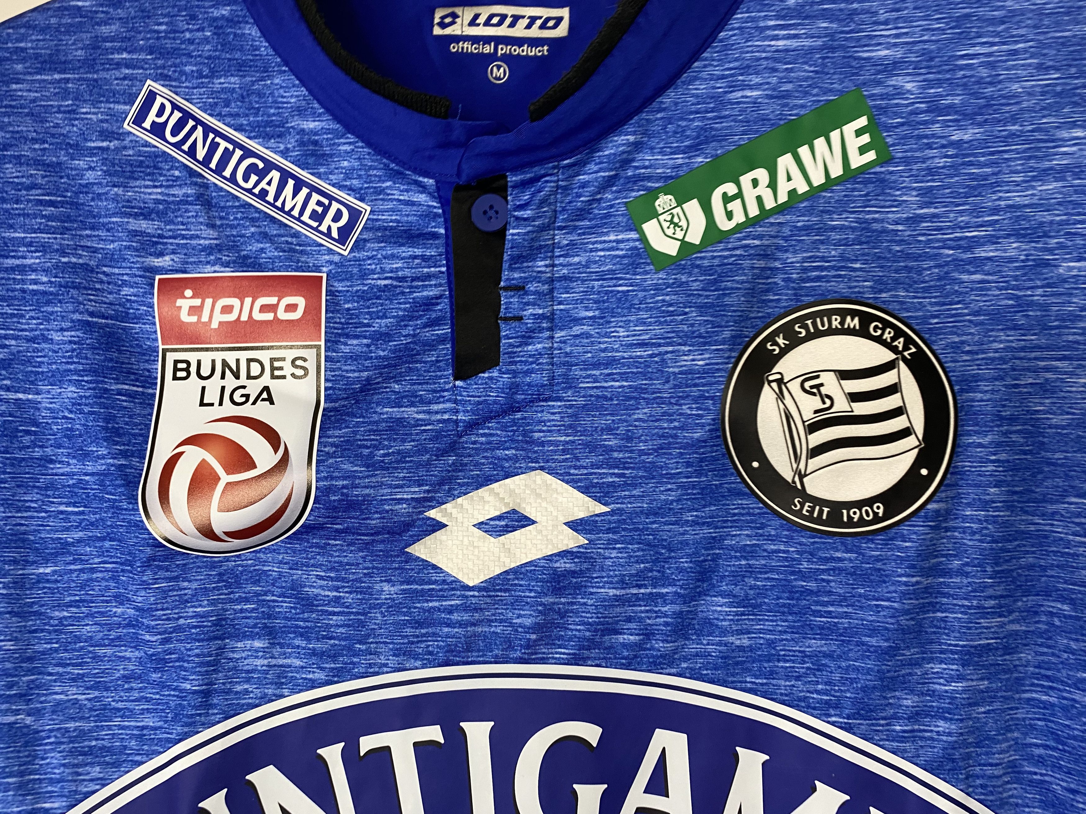 Lotto Sport FADINGER #21 SK STURM GRAZ 2018 THIRD MATCH ISSUE FOOTBALL Size US M / EU 48-50 / 2 - 6 Thumbnail