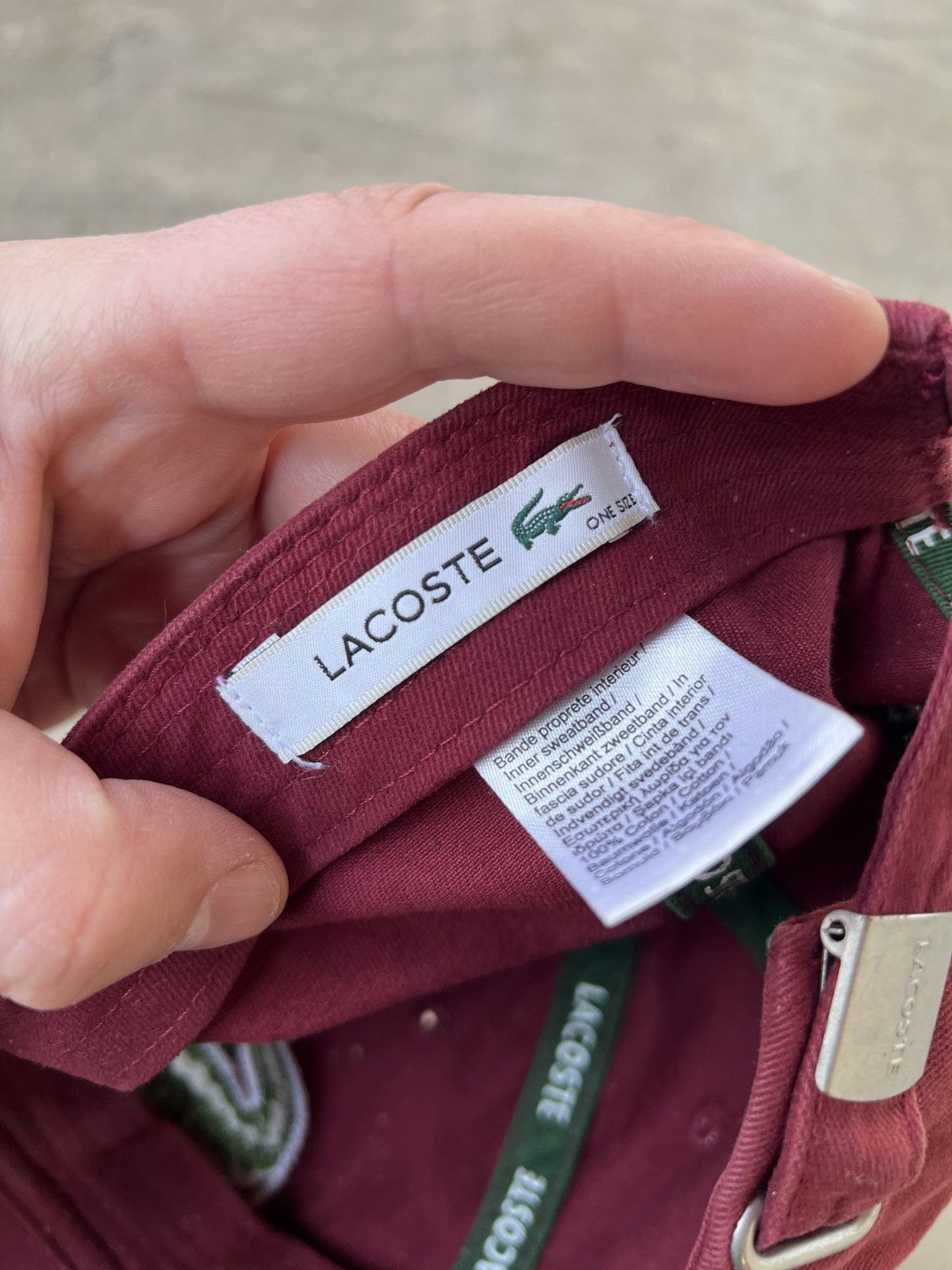 Lacoste Lacoste Cap Size ONE SIZE - 8 Thumbnail