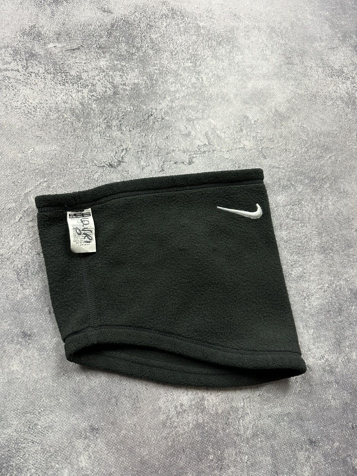 Nike Nike Snood Drill Baff Balaclava Black Fleece Scarf Y2K Size ONE SIZE - 9 Thumbnail