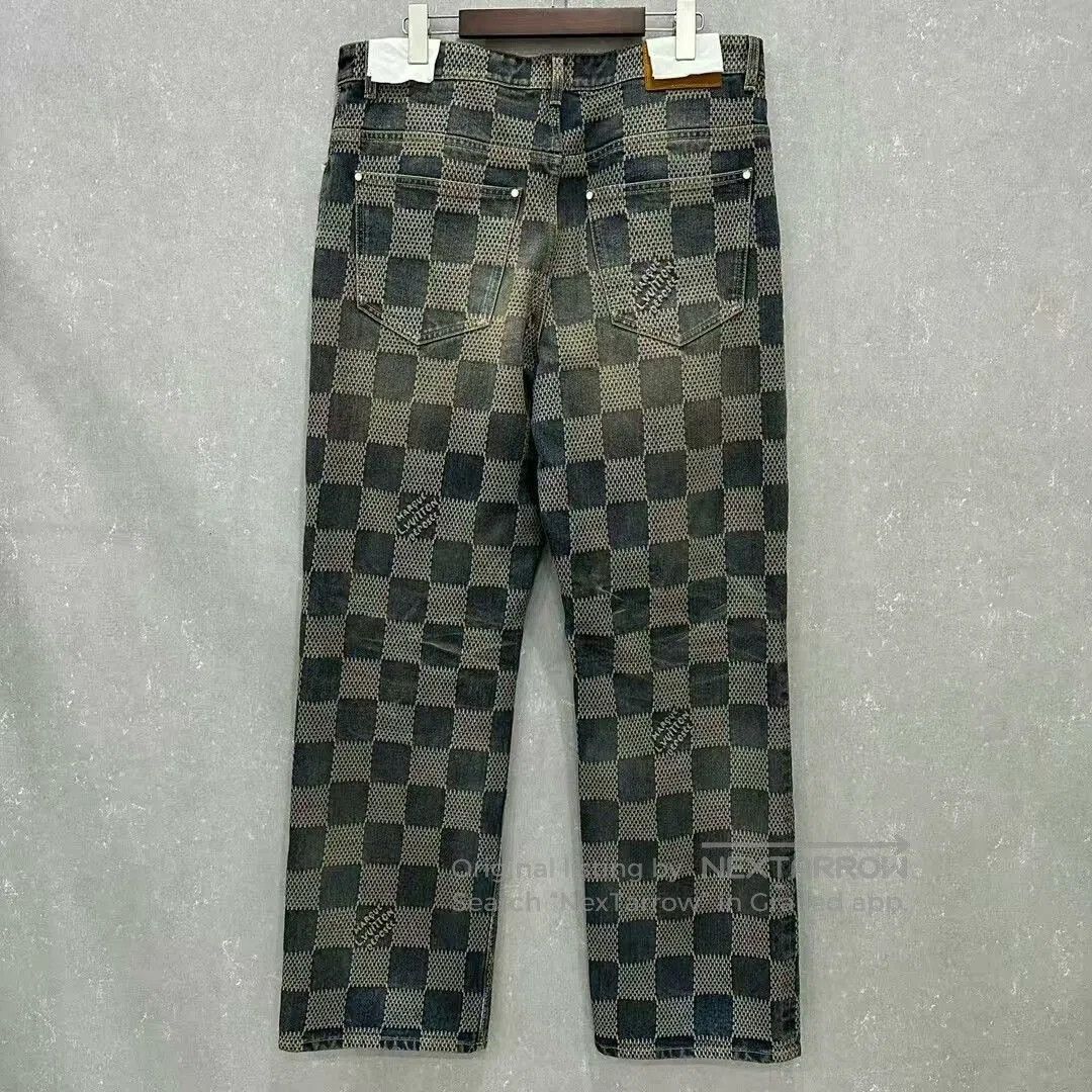 Louis Vuitton louis vuitton checkerboard denim pants size 34. Size US 34 / EU 50 - 2 Thumbnail