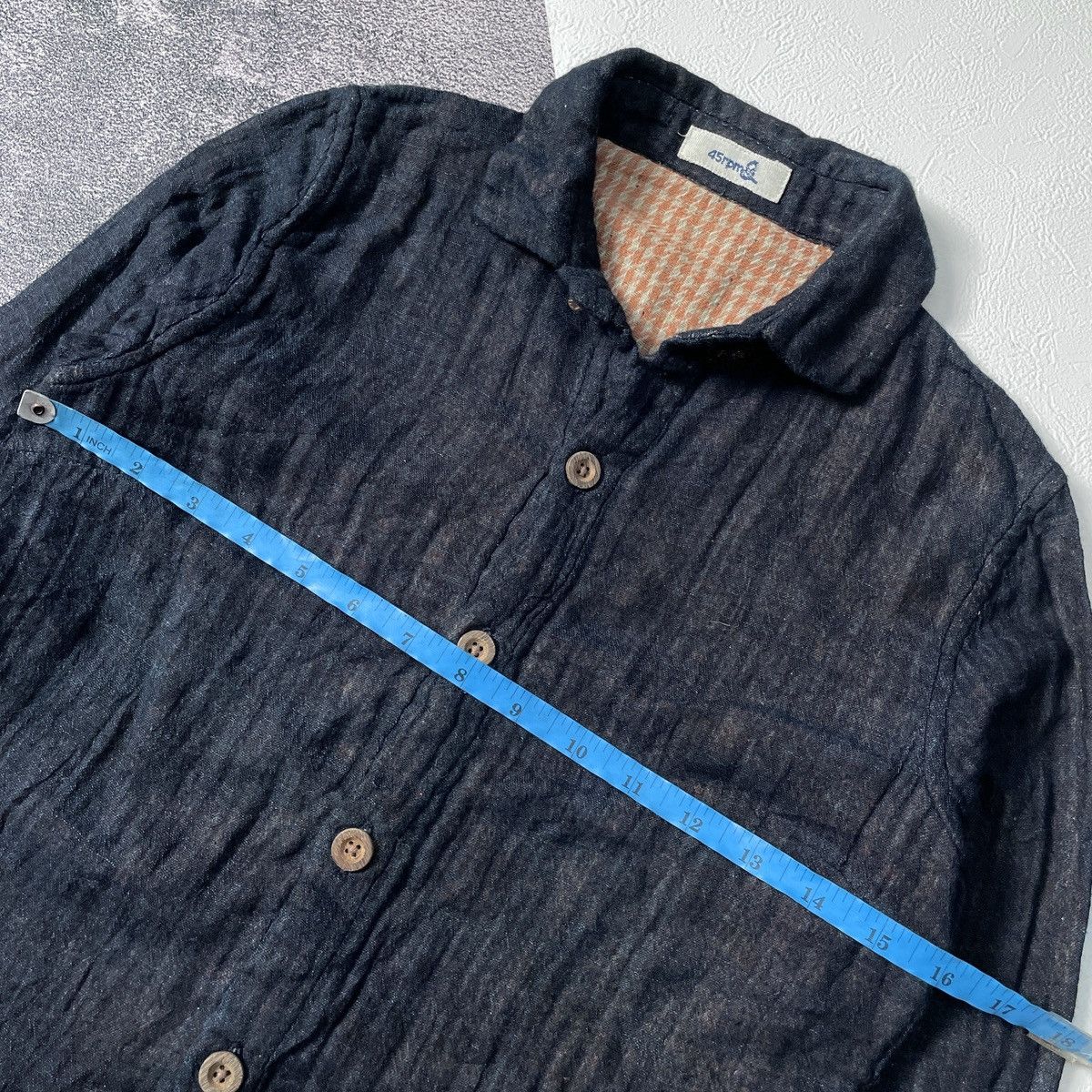 45rpm Vintage 45rpm japanese flanel cotton Ls shirt Size US S / EU 44-46 / 1 - 11 Thumbnail