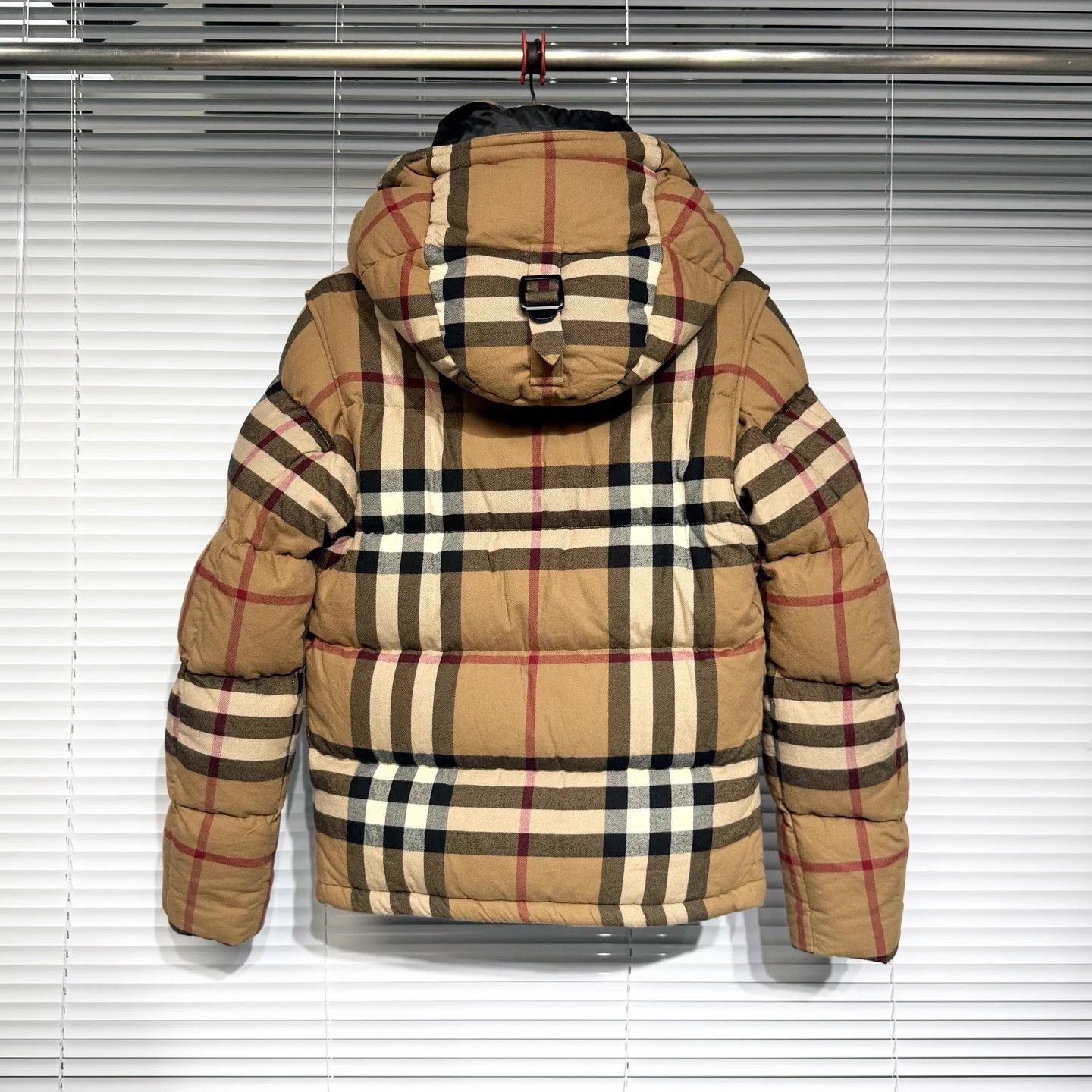 Burberry BURBERRY Check Removable Sleeves Down Vest XS Birch Brown Size US XS / EU 42 / 0 - 2 Thumbnail
