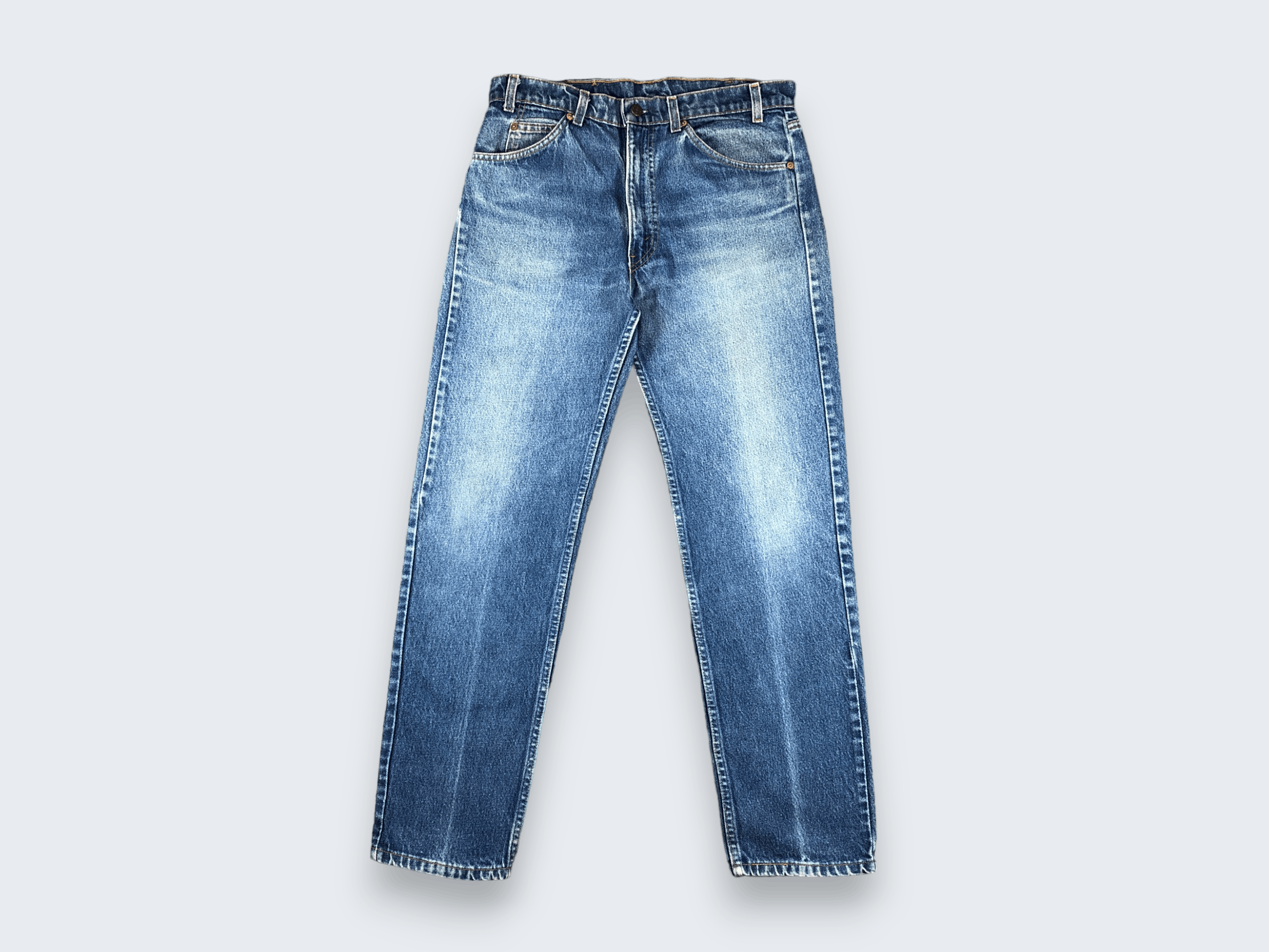 Vintage 80s Levis Orange Tab Blue Wash Jeans L648