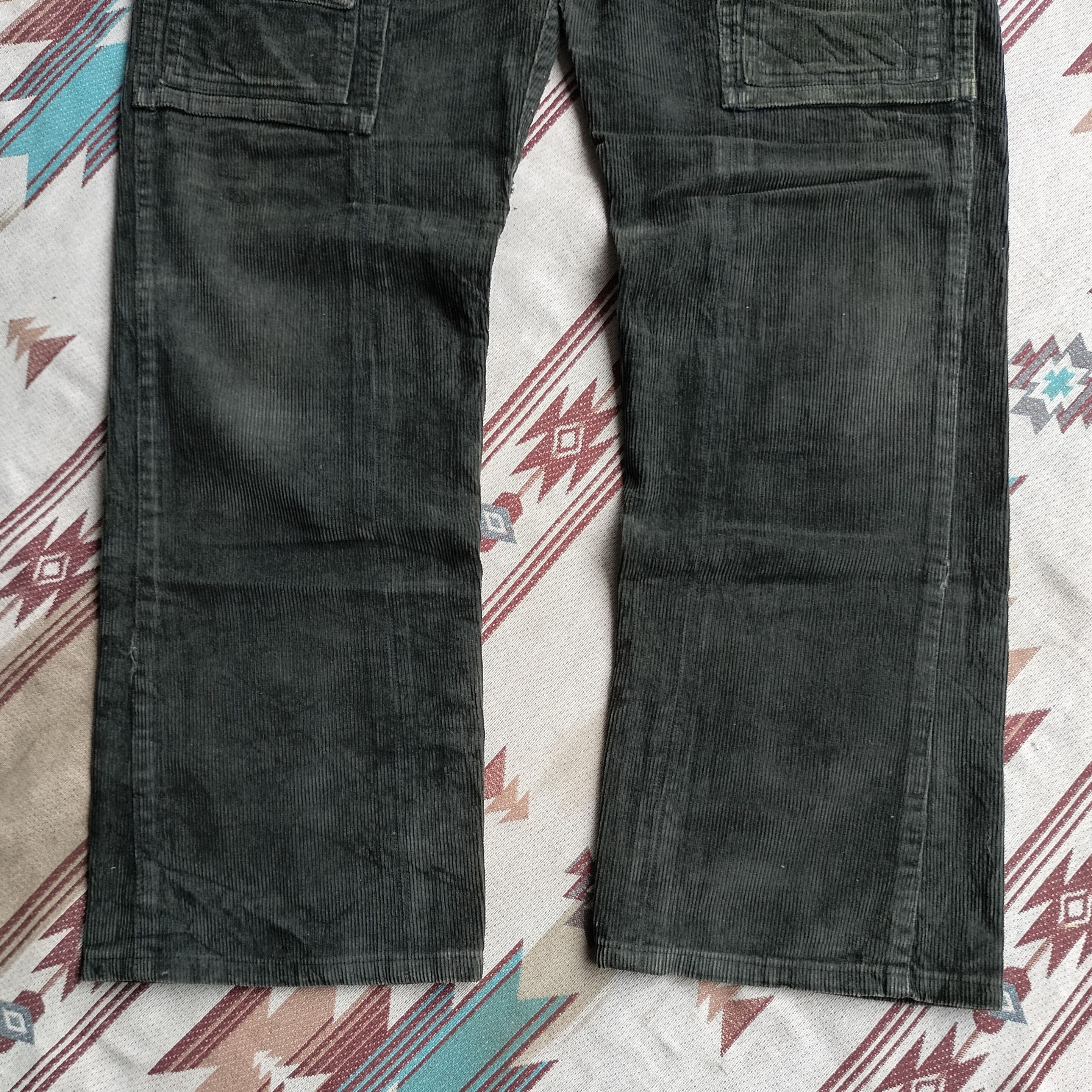 Vintage Denim Lab black wash corduroy bush pants Size US 29 - 3 Thumbnail