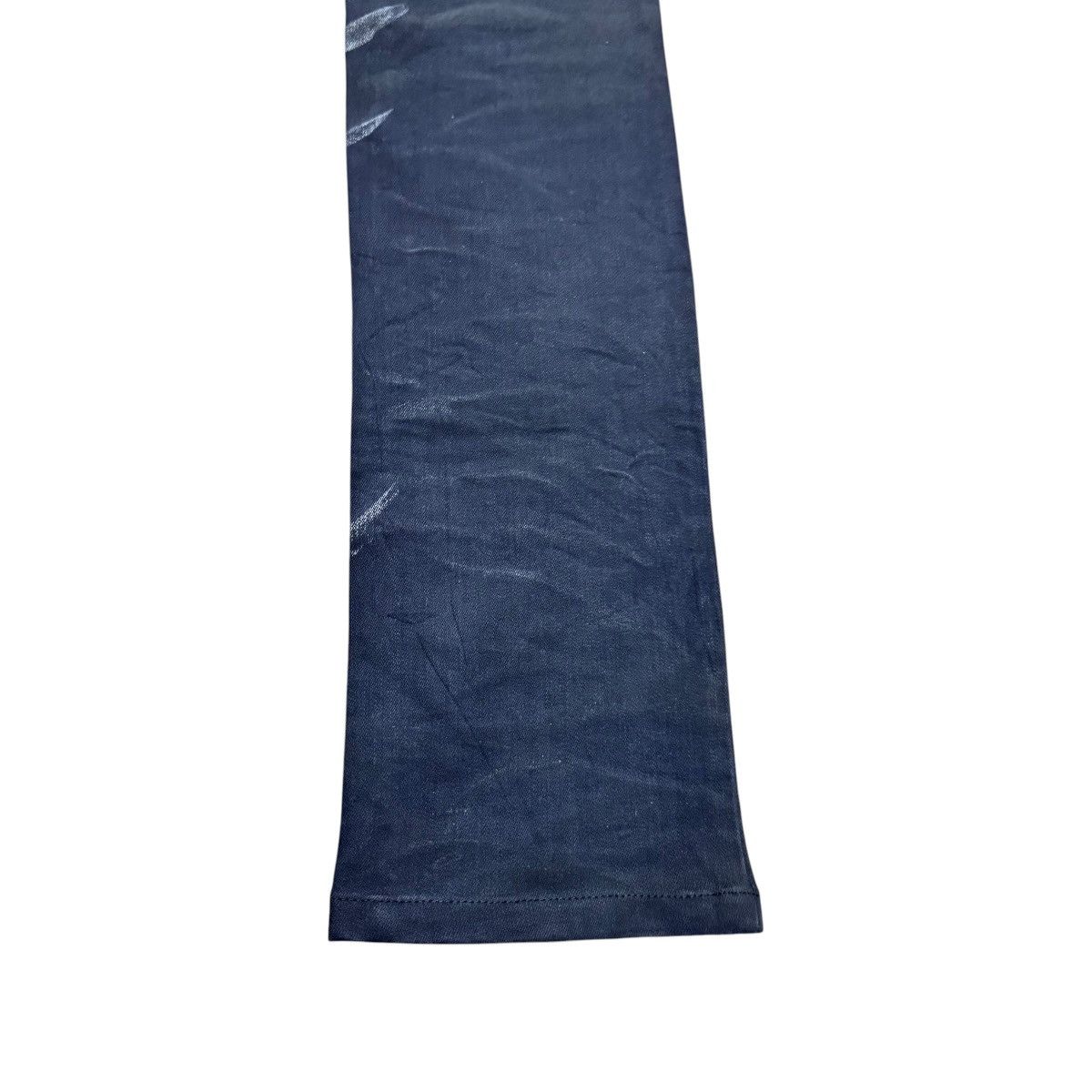 Tornado Mart Tornado Mart Black Whisker Denim Low Flare Jeans Size US 29 - 14 Thumbnail