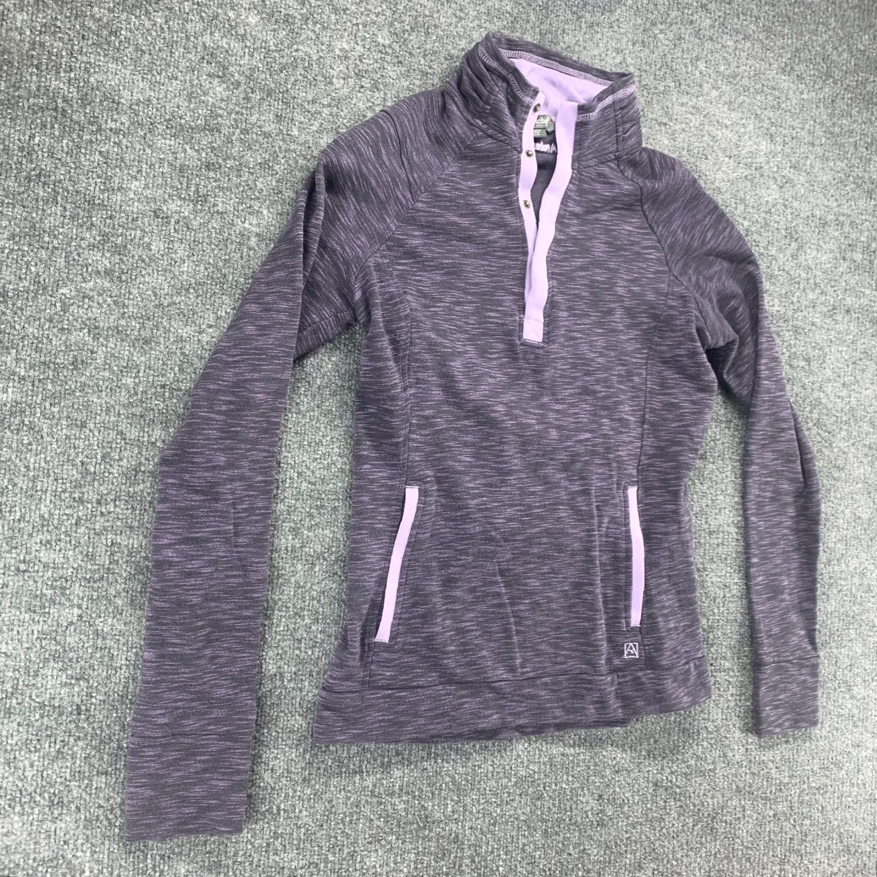 Avalanche Avalanche Sweatshirt Womens Medium Purple Loma Snap Neck Pullover Sweater Active Size M / US 6-8 / IT 42-44 - 2 Thumbnail