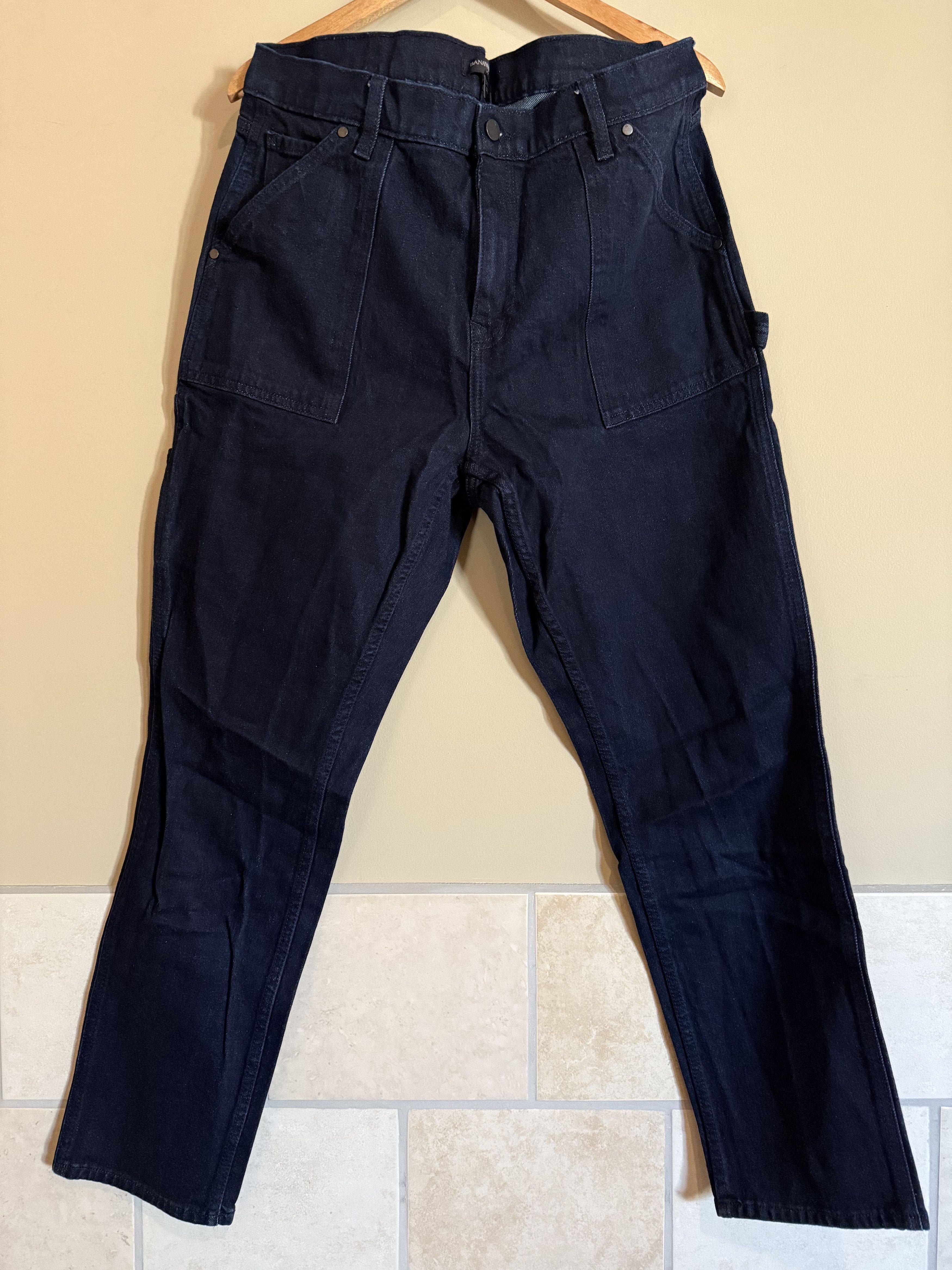 Banana Republic Banana Republic Denim Tapered Carpenter Pants, Men's 35x32 Size US 35 - 1 Thumbnail