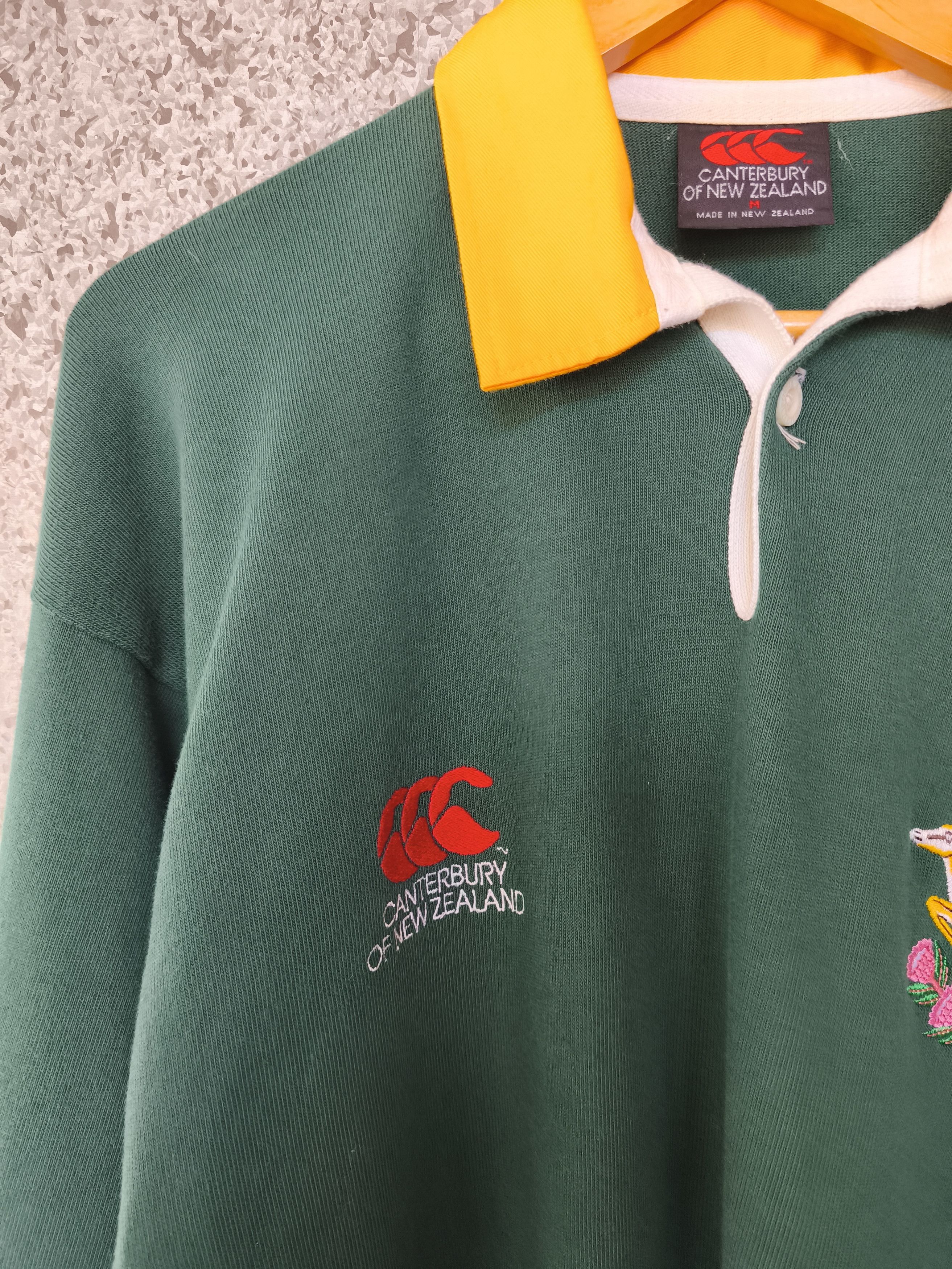 Canterbury of New Zealand 🔥Rare🔥Vintage 1995 World Cup Rugby Champion South Africa Size US L / EU 52-54 / 3 - 4 Thumbnail
