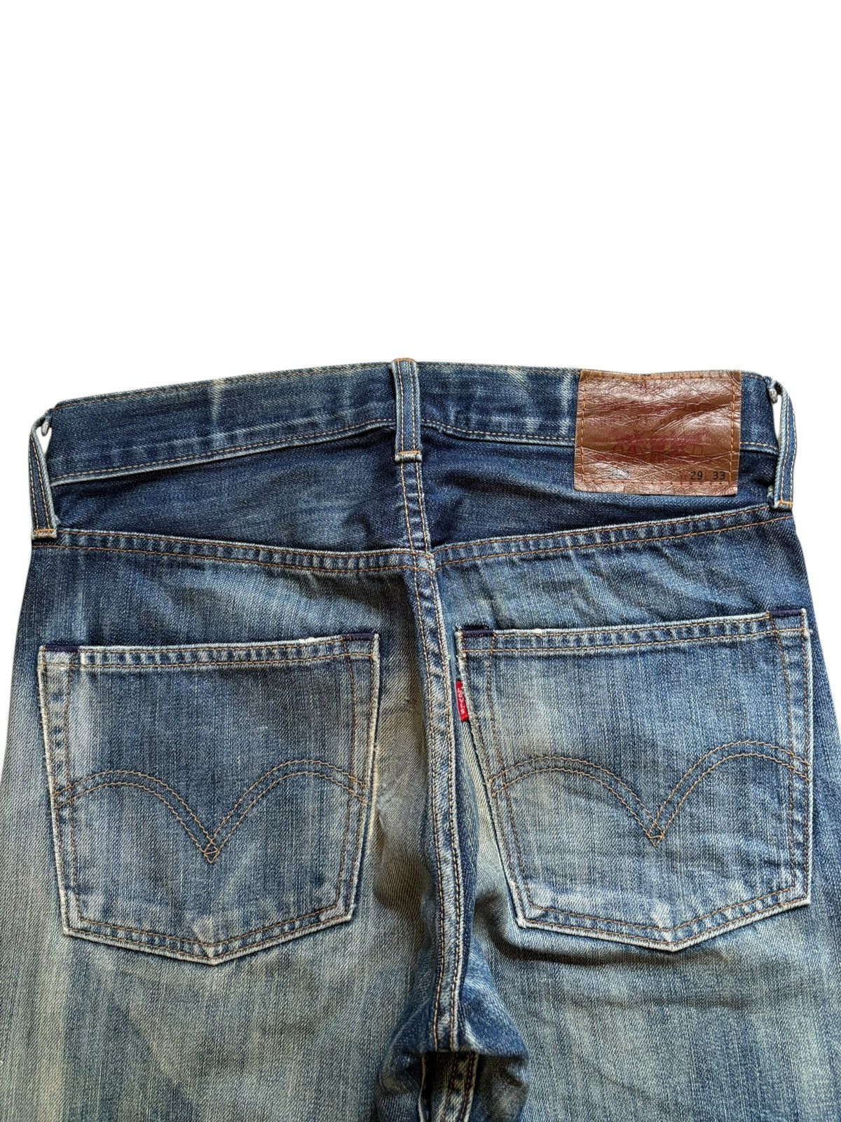 Levi's Vintage Levis 503 Mud Wash Distressed Baggy Jeans Size US 29 - 8 Thumbnail