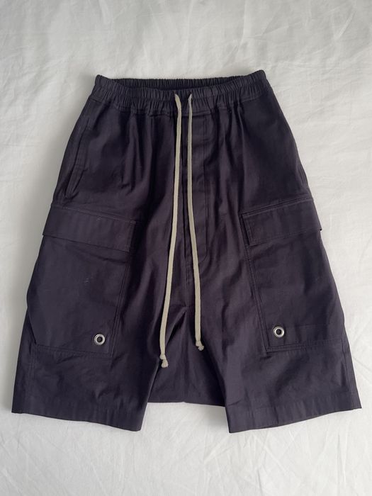 Rick Owens Rick Owens Cargo Pods Shorts Plum SS21 | Grailed