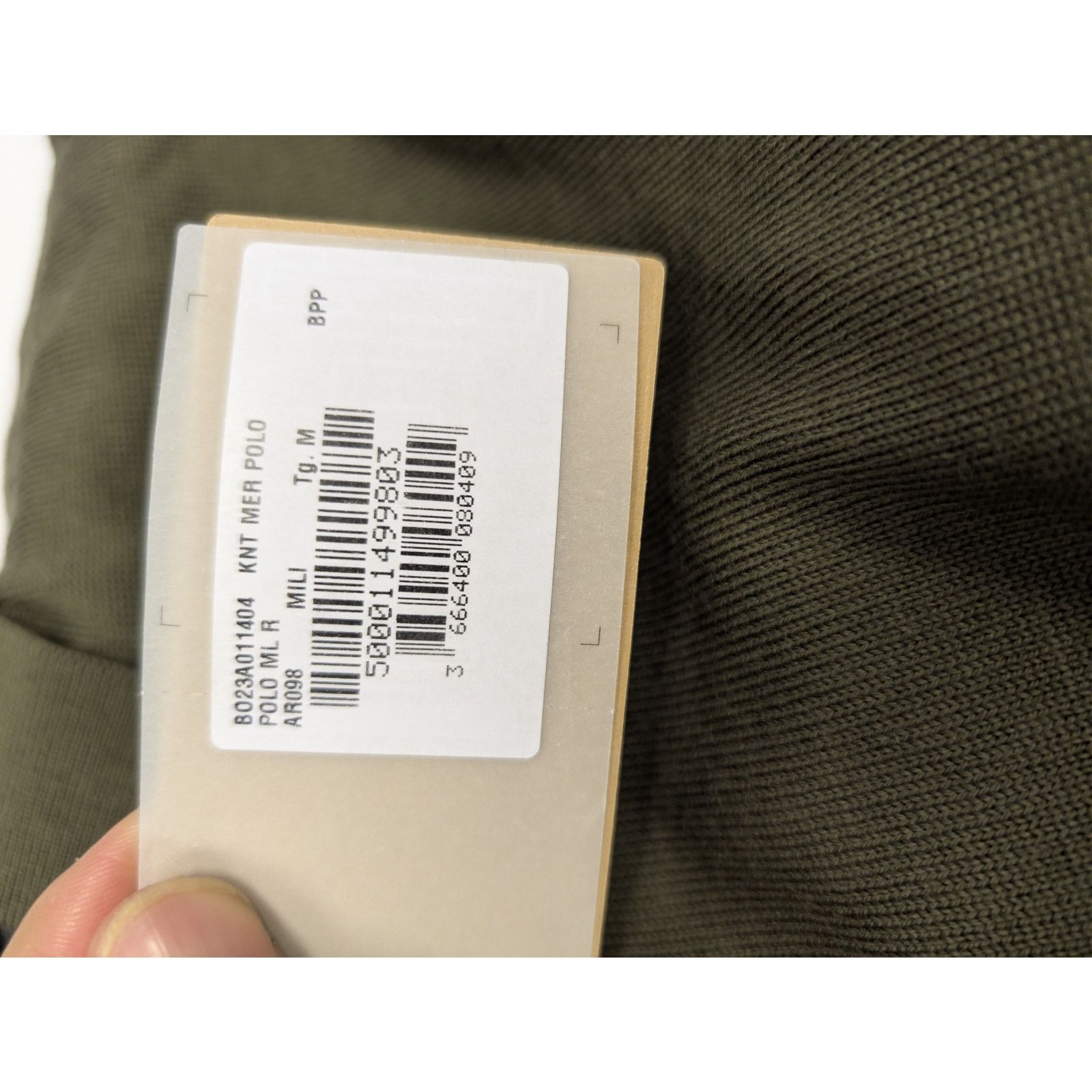 Boggi o1rshd1 CC20 Long Sleeve Knitwear Polo Shirt in Dark Brown Size US M / EU 48-50 / 2 - 22 Thumbnail