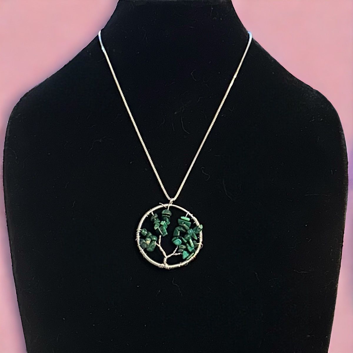 Other Malachite Tree of Life pendant necklace Size ONE SIZE - 1 Thumbnail