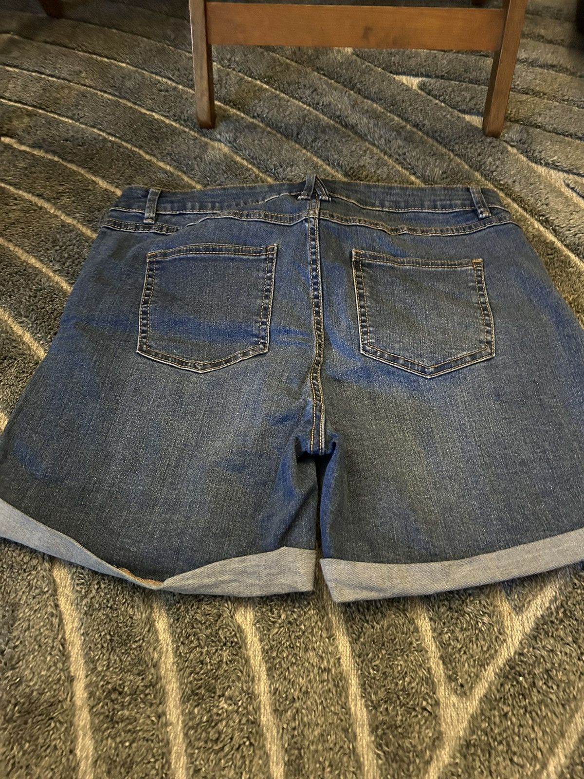 Other Navy Blue Denim Shorts Size 32" / US 10 / IT 46 - 3 Thumbnail