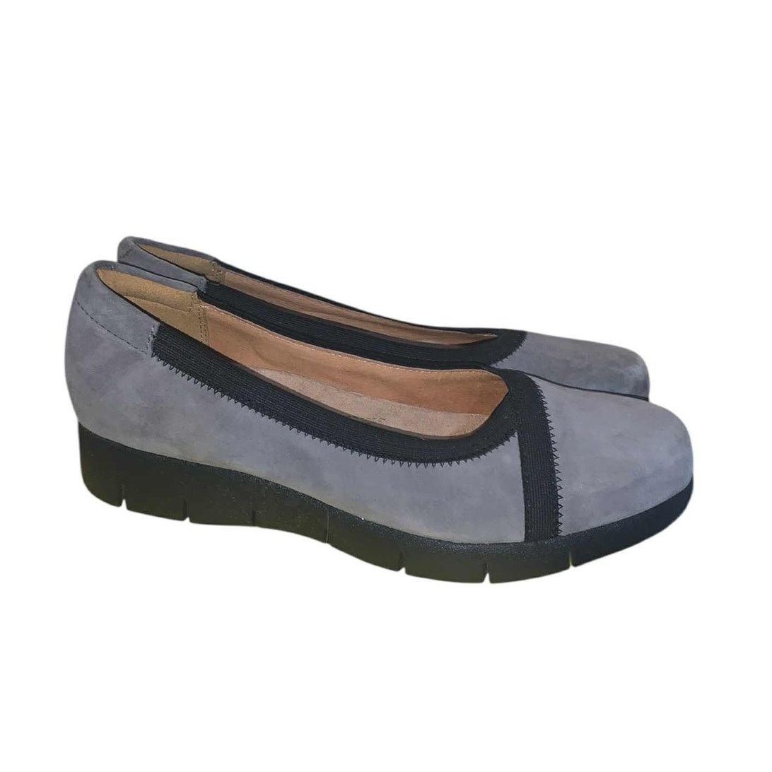 Clarks NEW Clarks Artisan Daelyn Hill Gray Slip on Wedge Shoe Sz 8 Size US 8 / IT 38 - 6 Thumbnail