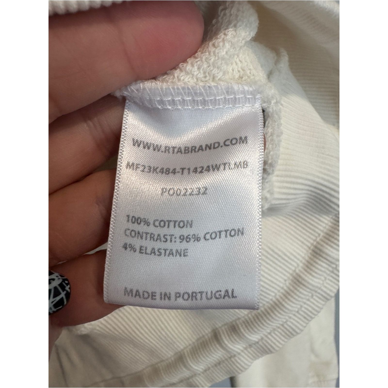 Rta RTA OVERSIZED WHITE MAZE HOODIE- Small Size US S / EU 44-46 / 1 - 7 Thumbnail
