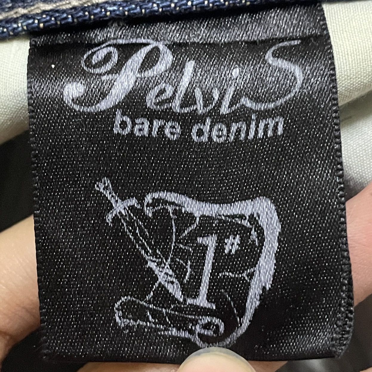 Japanese Brand × Le Grande Bleu (L.G.B.) × Vintage Rare Design Vintage Japanese Brand Pelvis Jeans 1990s Size US 31 - 11 Thumbnail
