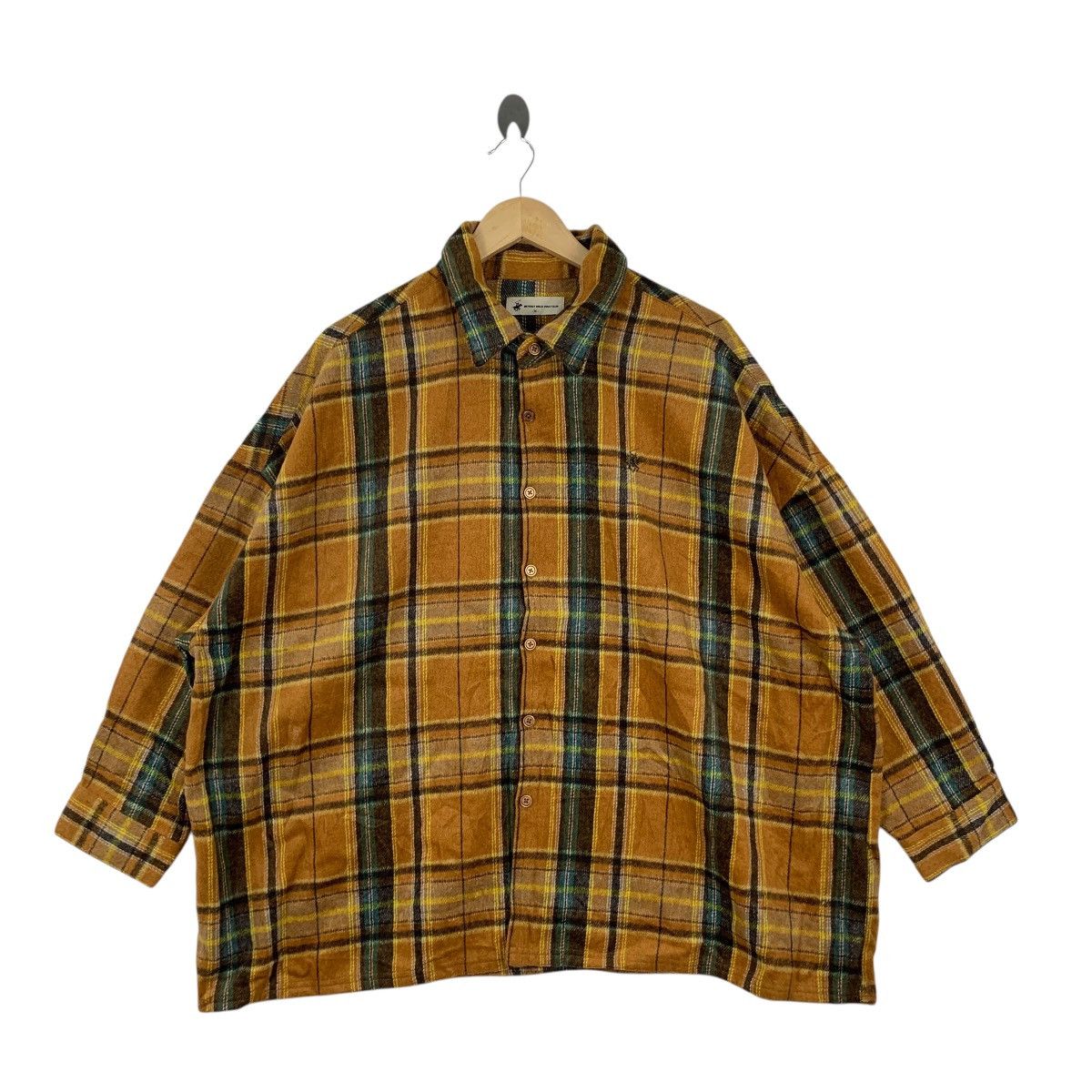 Beverly Hills Polo Club Vintage BEVERLY HILLS POLO CLUB Tartan Button Up Baggy Tee Size M / US 6-8 / IT 42-44 - 4 Thumbnail