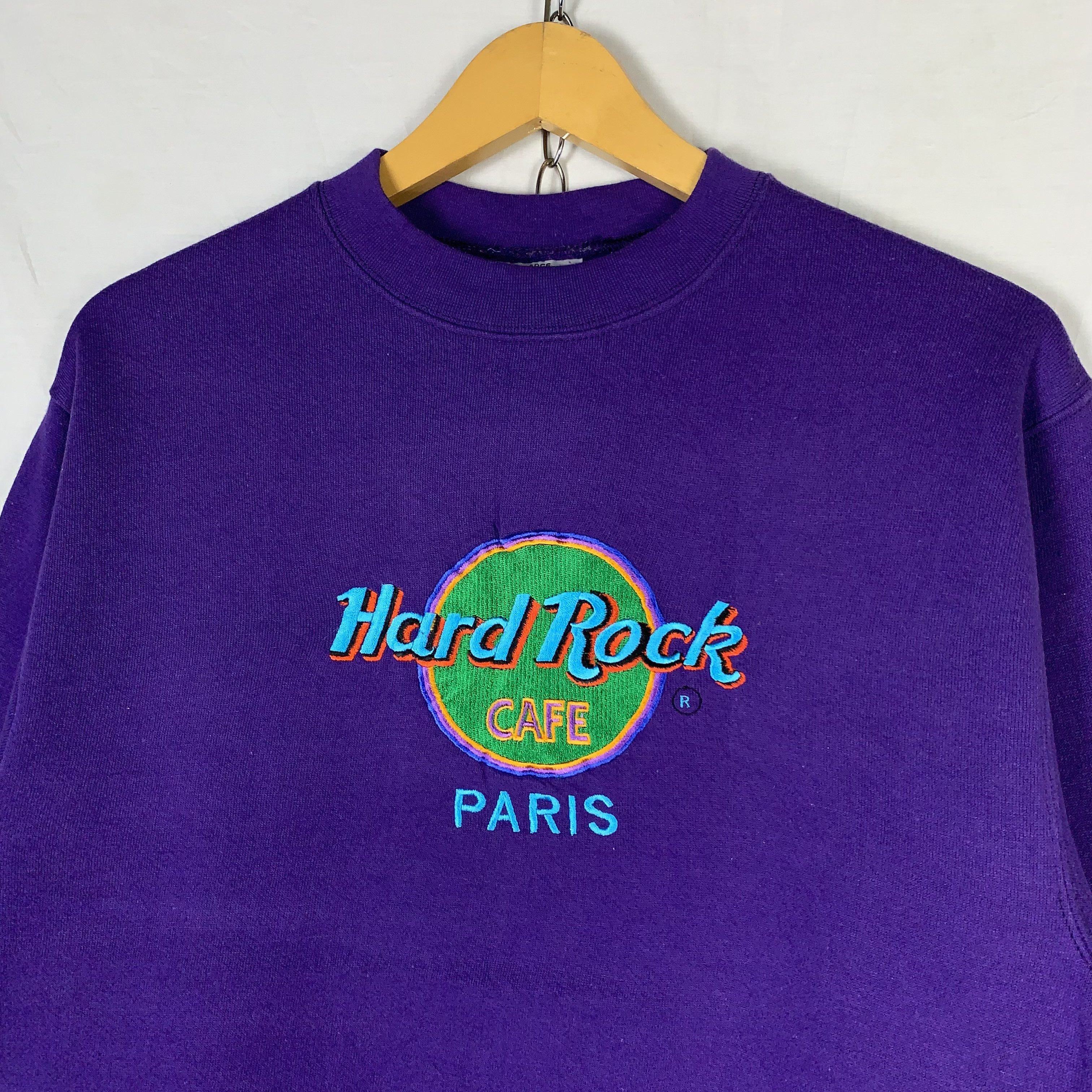 Hard Rock Cafe Vintage Hard Rock Cafe Paris Sweatshirt Crewneck Size US S / EU 44-46 / 1 - 2 Thumbnail