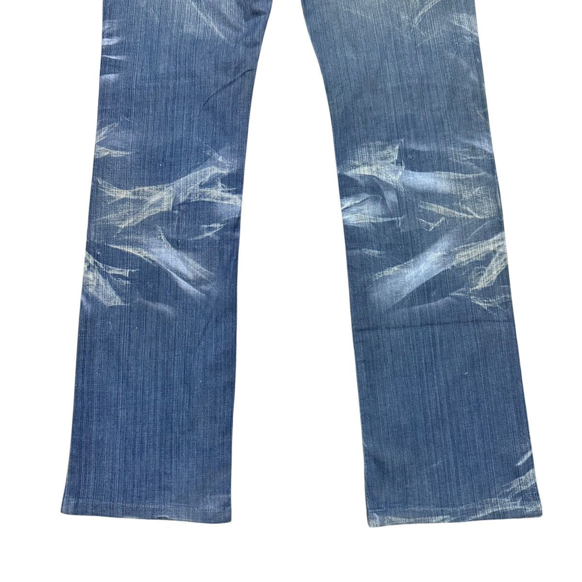 Tornado Mart Tornado Mart Whisker Denim Flare Jeans Size US 30 / EU 46 - 12 Thumbnail