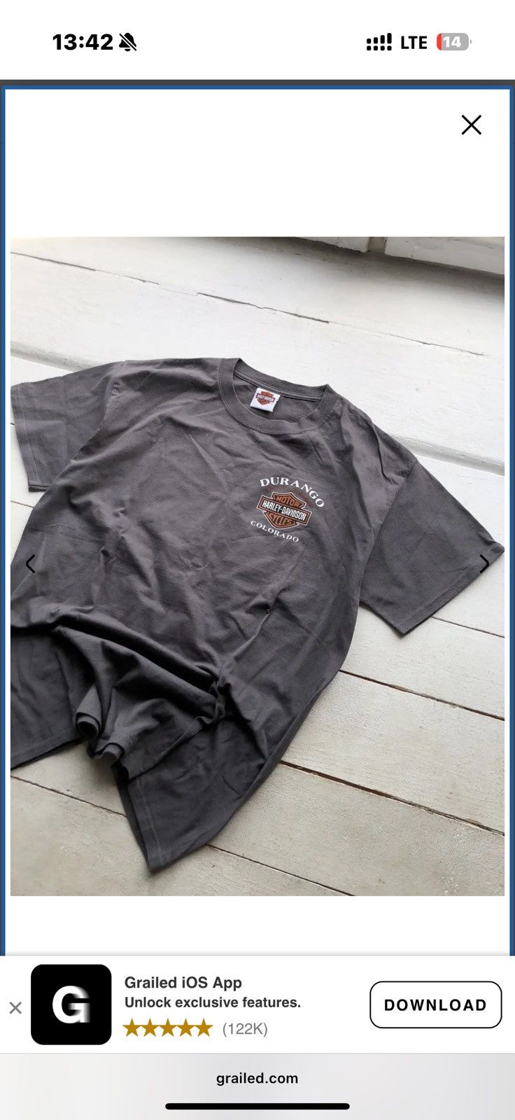 Harley Davidson X2 Harley-Davidson T Shirt Size US L / EU 52-54 / 3 - 12 Thumbnail