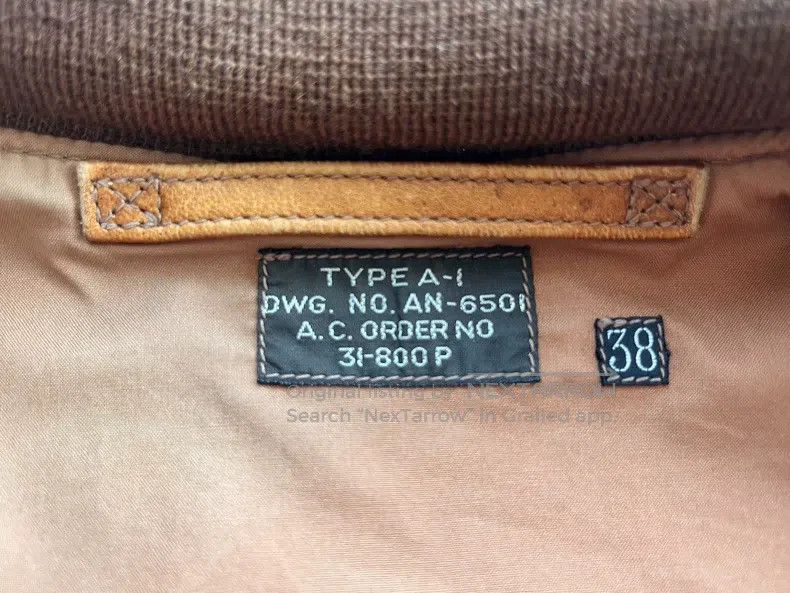 The Real McCoy's The Real McCoys Goatskin flight jacket Size US M / EU 48-50 / 2 - 4 Thumbnail
