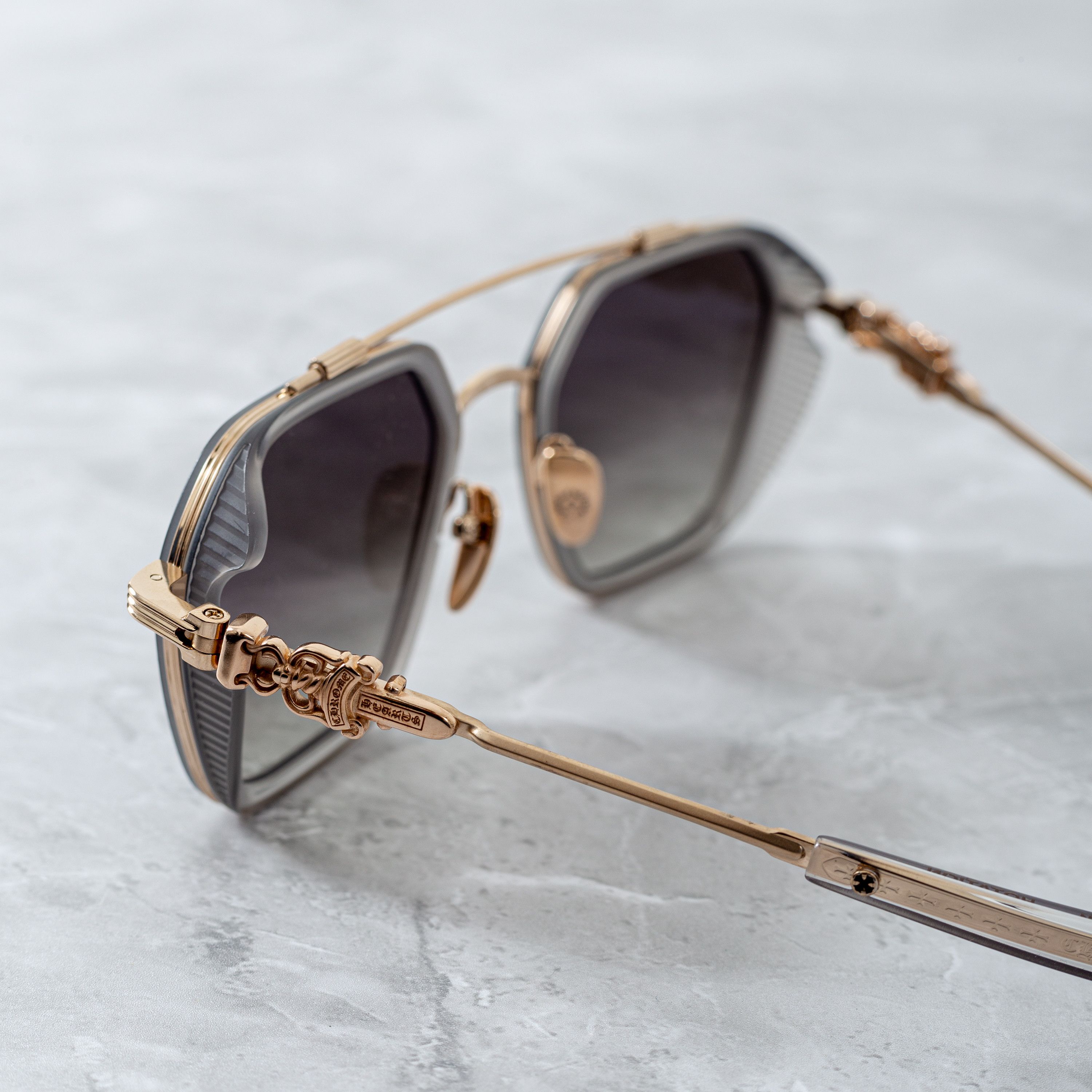 Chrome Hearts CHROME HEARTS HOTATION MATTE GRAPHITE/GOLD PLATED Size ONE SIZE - 15 Thumbnail